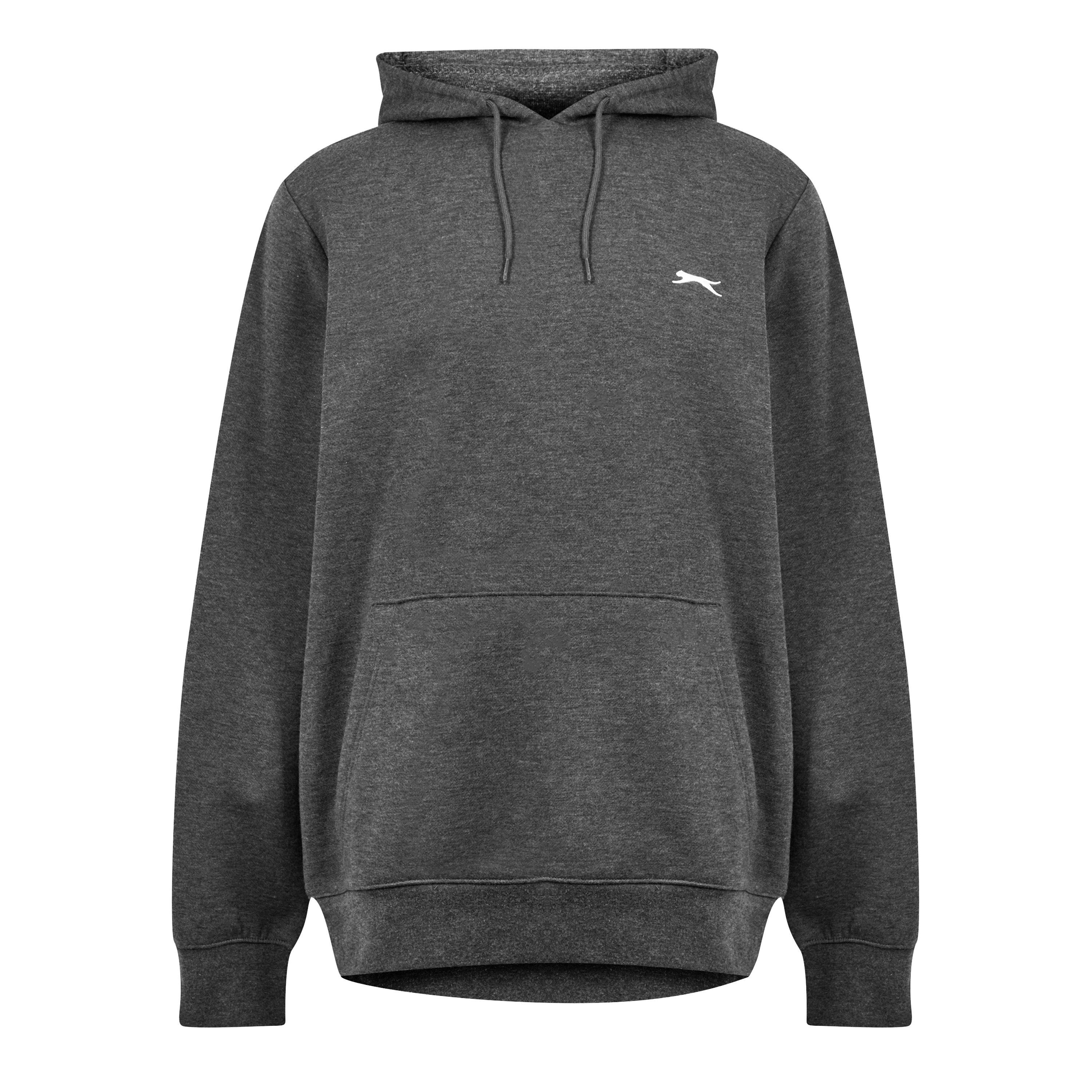 Slazenger Men's Fleece Hoodie - Charcoal Marl - 4XL