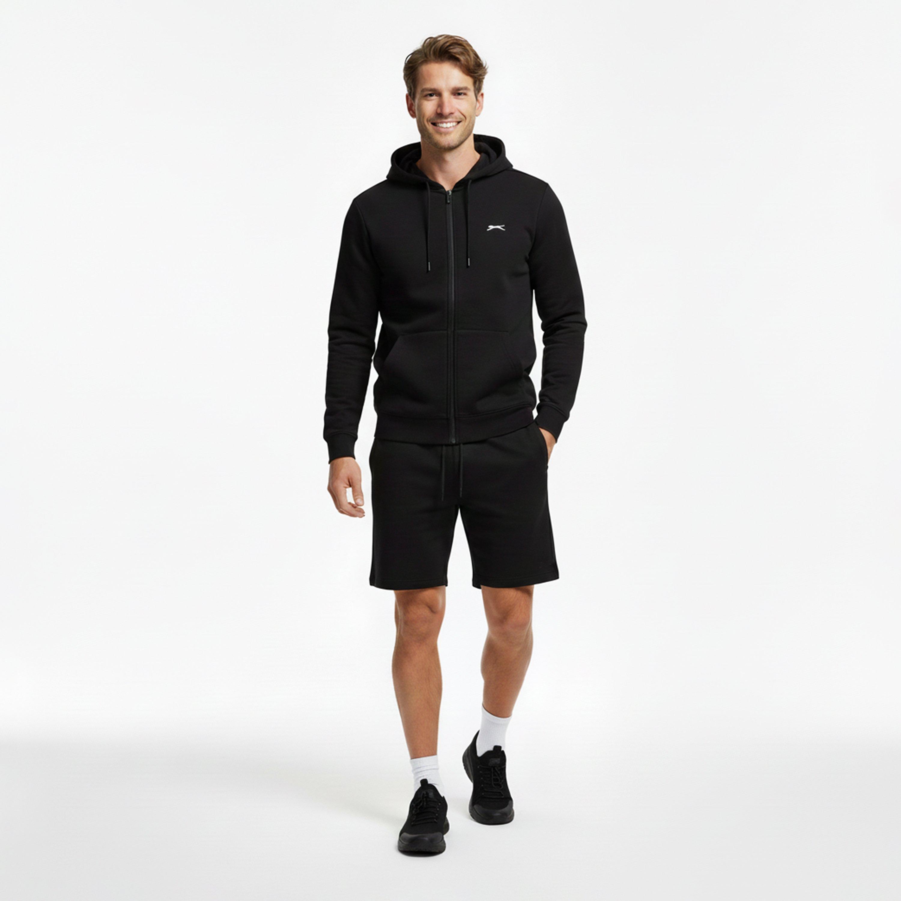 Black - Slazenger - Full Zip Hoodie Mens - 6