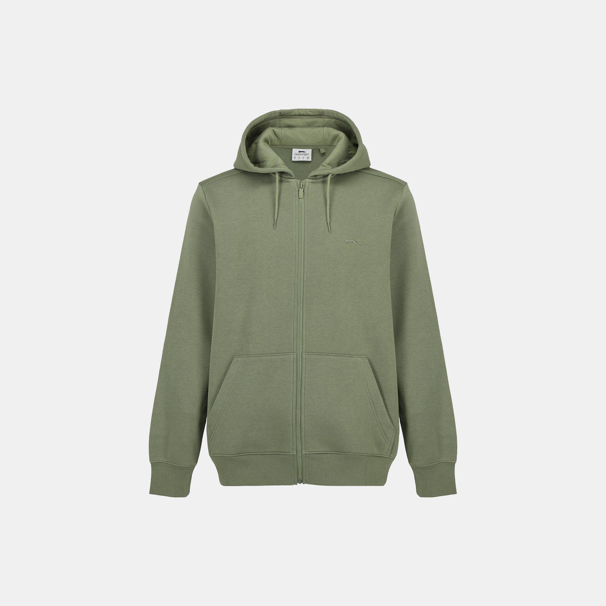 Slazenger Men's Full Zip Hoodie - Khaki - 2XL