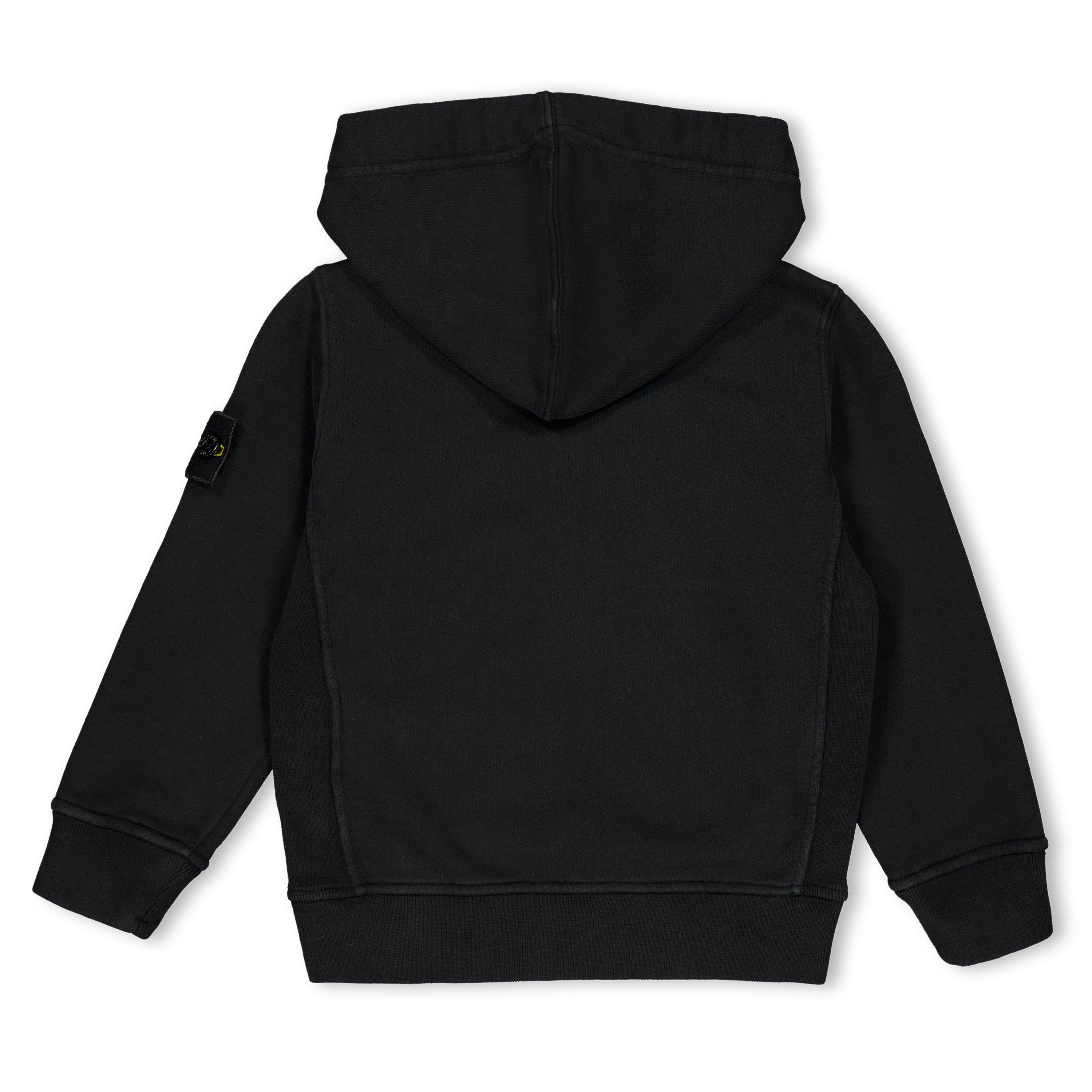 Black V0029 - Stone Island - Stone Zp Hoodie Jn64 - 2