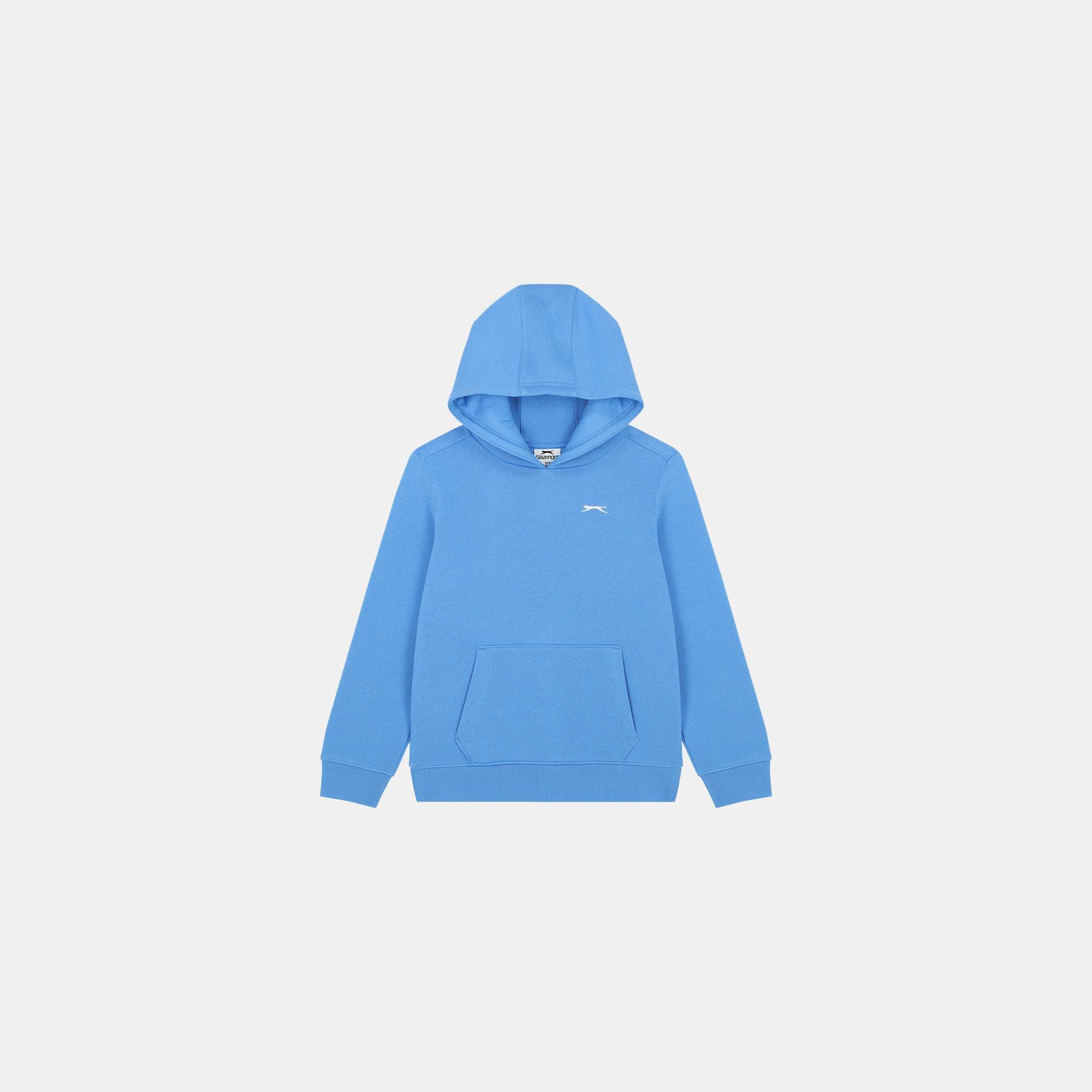 Slazenger Boys Fleece Hoodie Junior - Light Blue - 13 Years