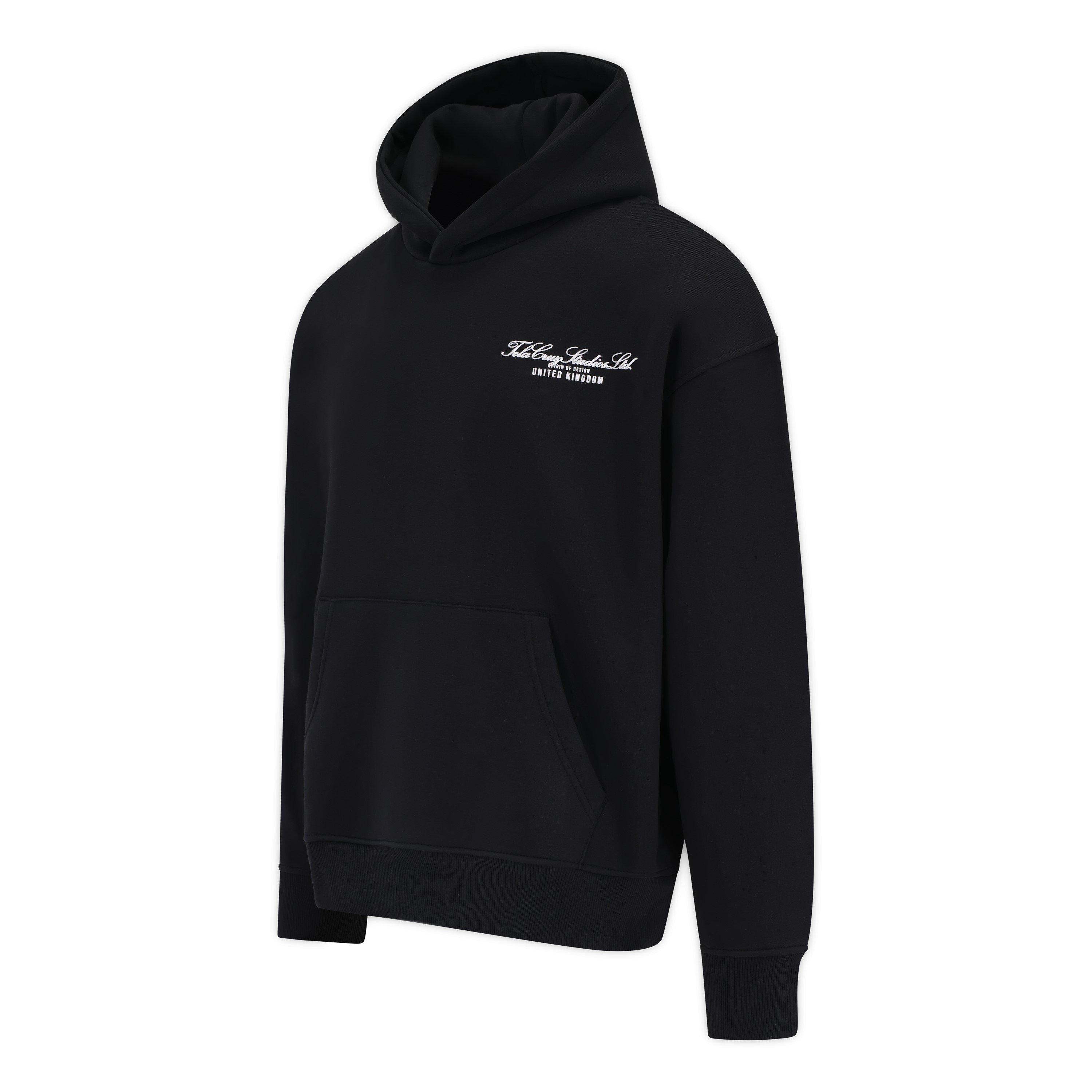 Negro - Tela Cruz - Men's Studio Overhead Hoodie - 6