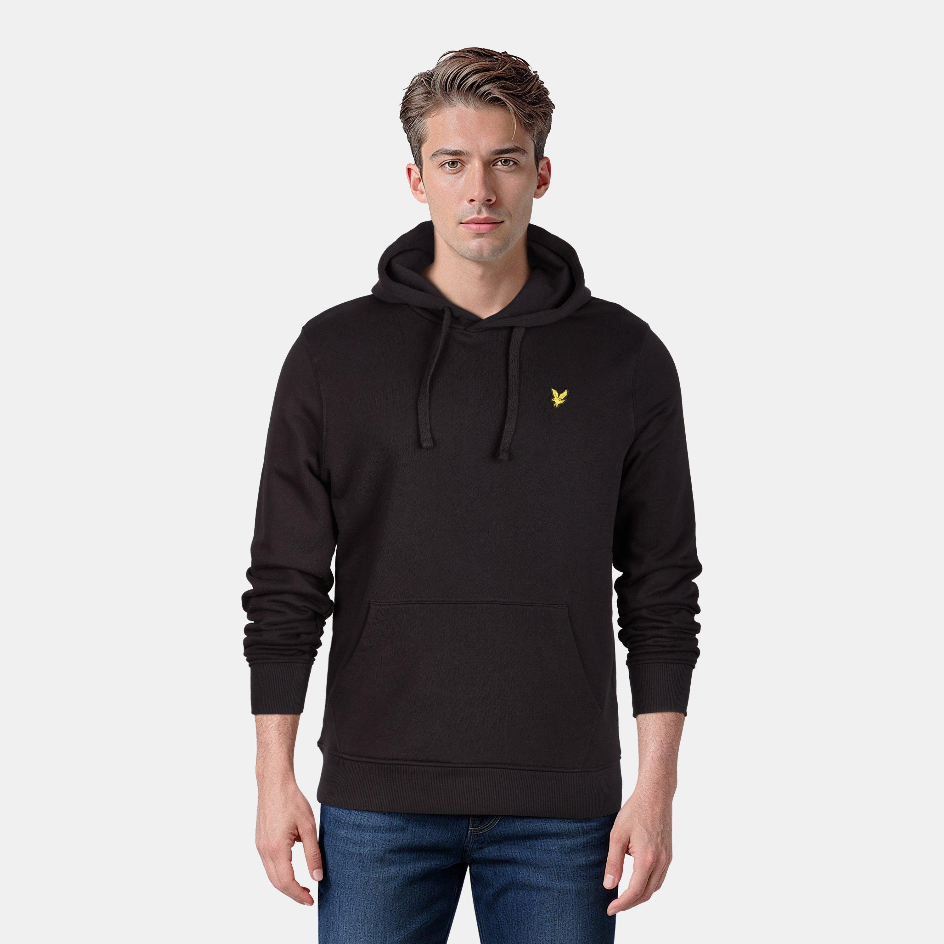 Jet Black Z865 - Lyle and Scott - Basic Logo Hoodie - 3