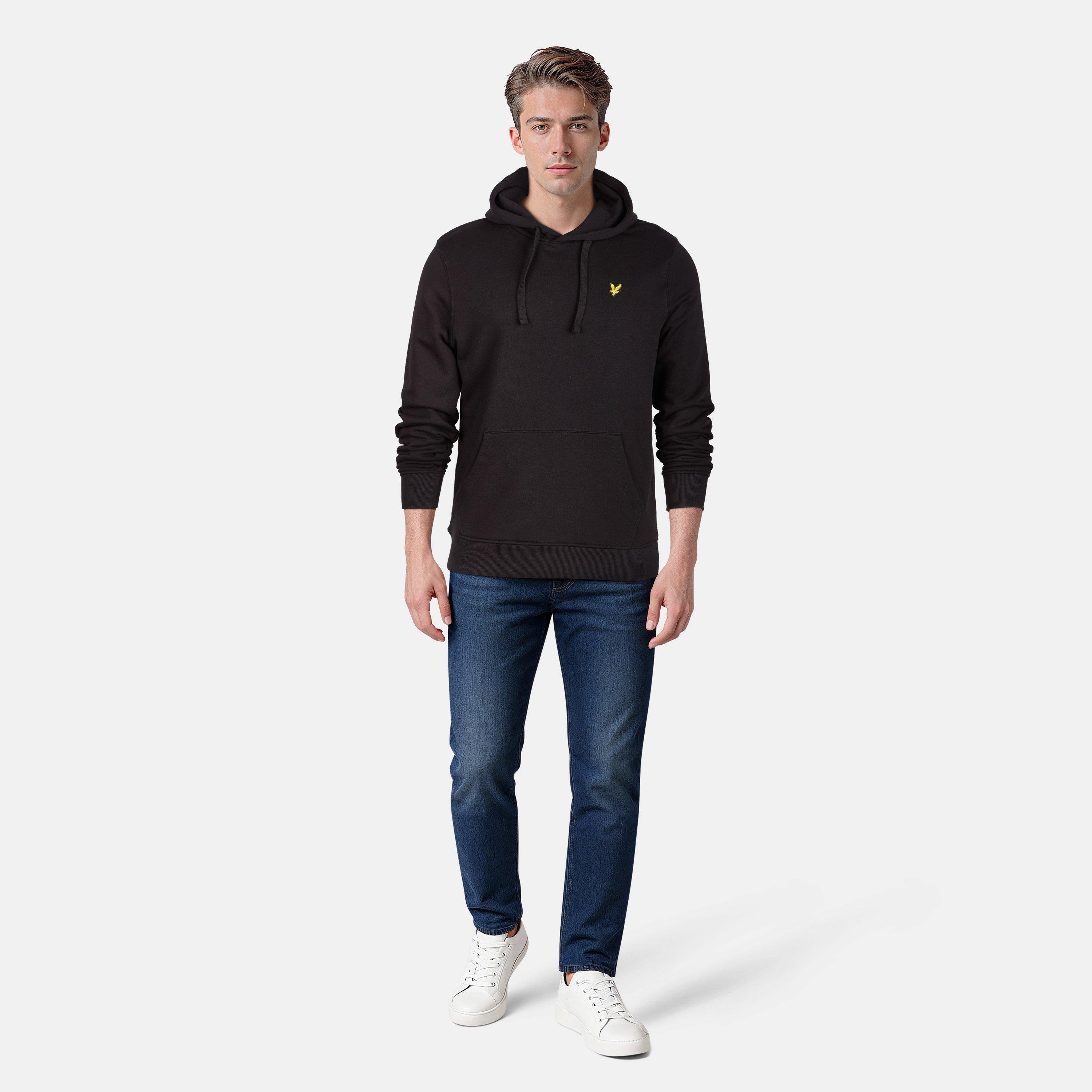 Jet Black Z865 - Lyle and Scott - Basic Logo Hoodie - 6