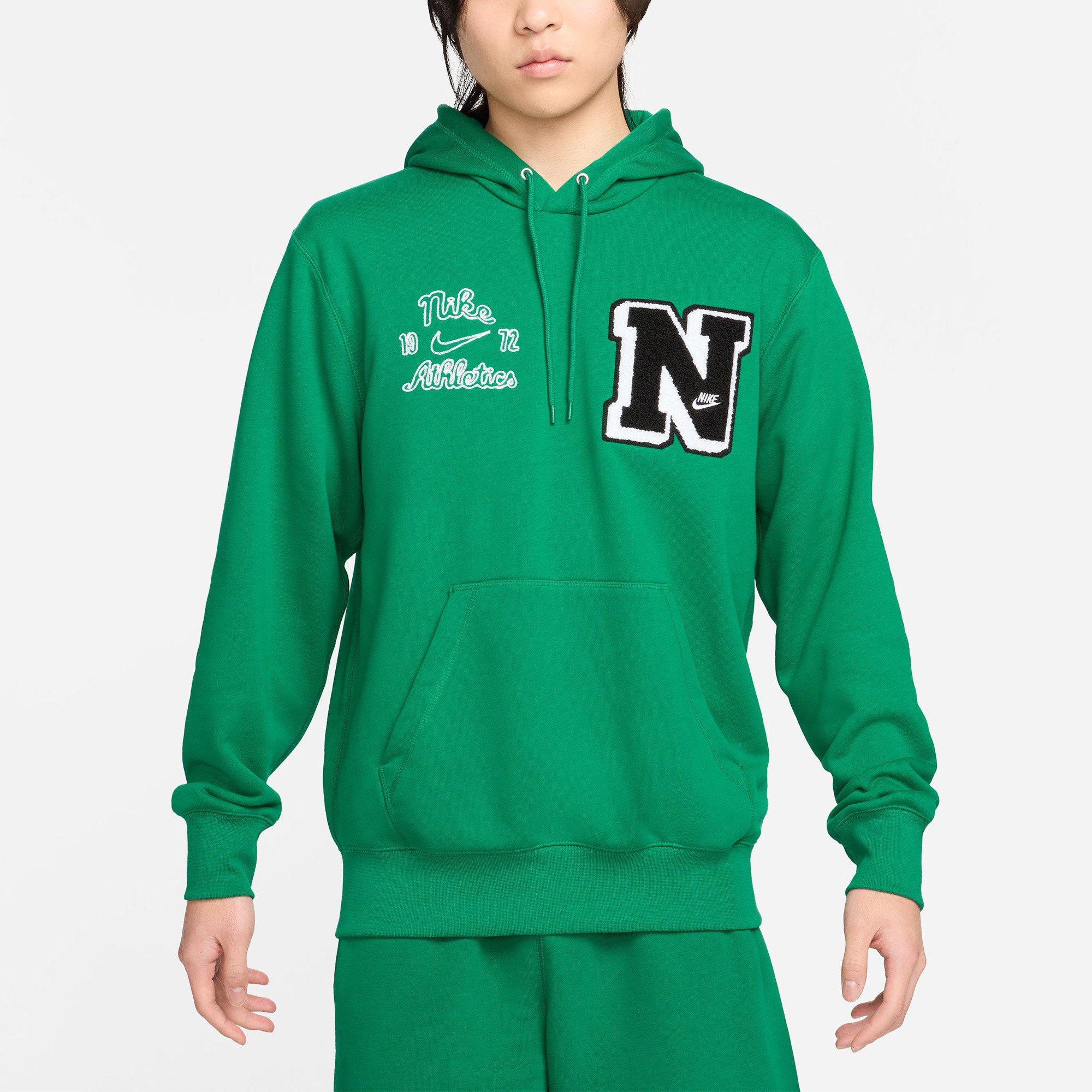 Malachite - Nike - Club Fleece Mens French Terry Pullover Hoodie - 1
