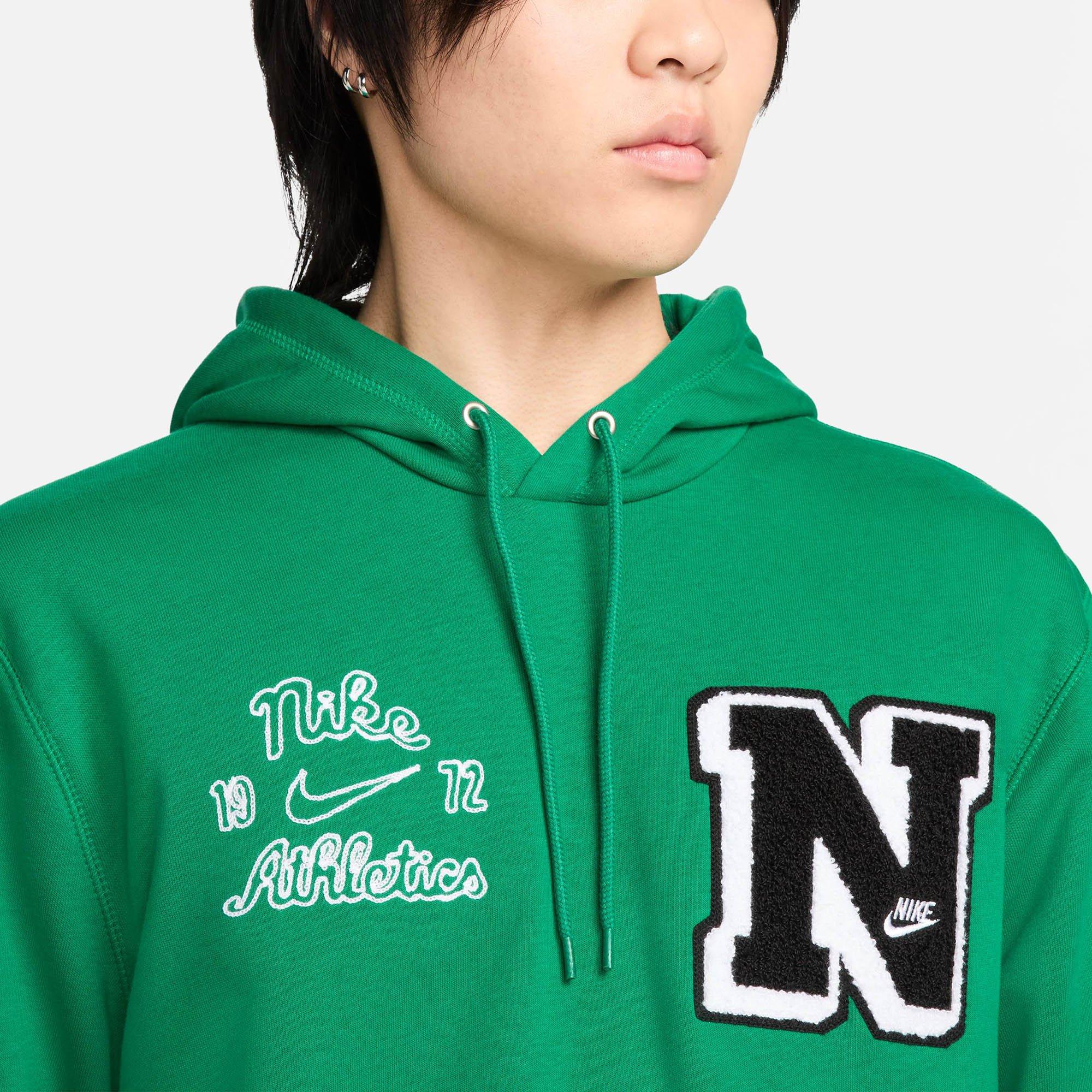 Malachite - Nike - Club Fleece Mens French Terry Pullover Hoodie - 3