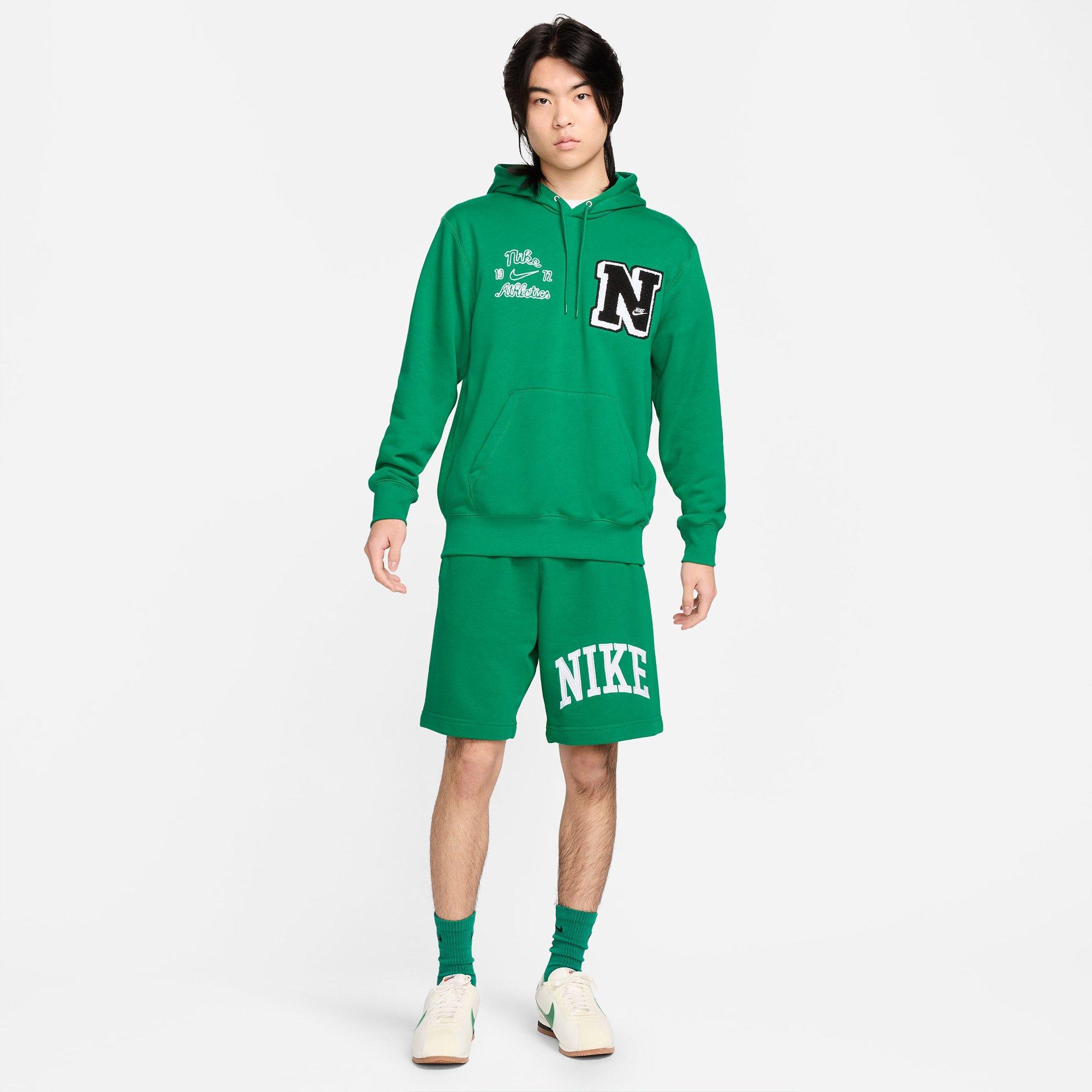 Malachite - Nike - Club Fleece Mens French Terry Pullover Hoodie - 9