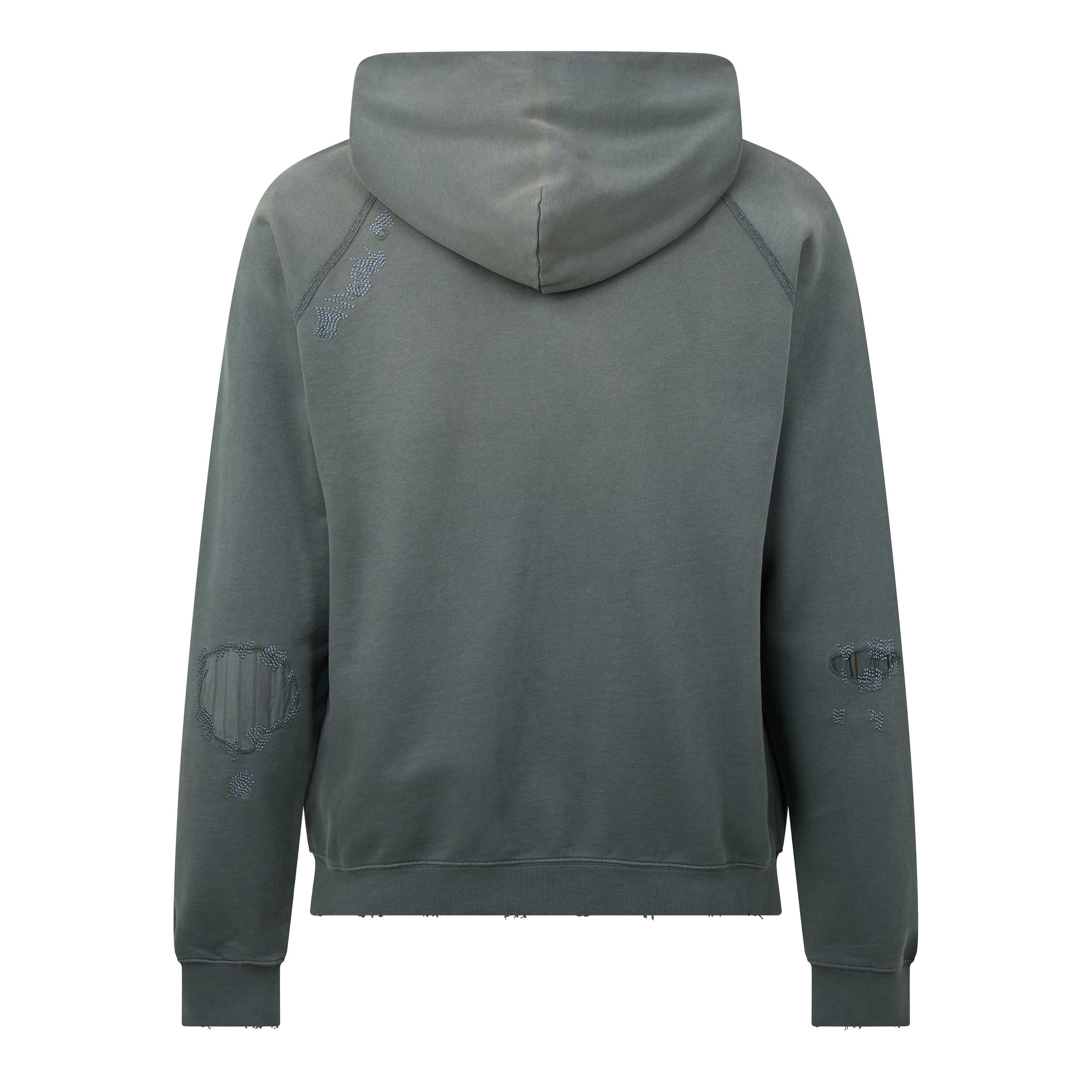 Slate Grey - Acne Studios - Stamp Zip Hoodie - 2