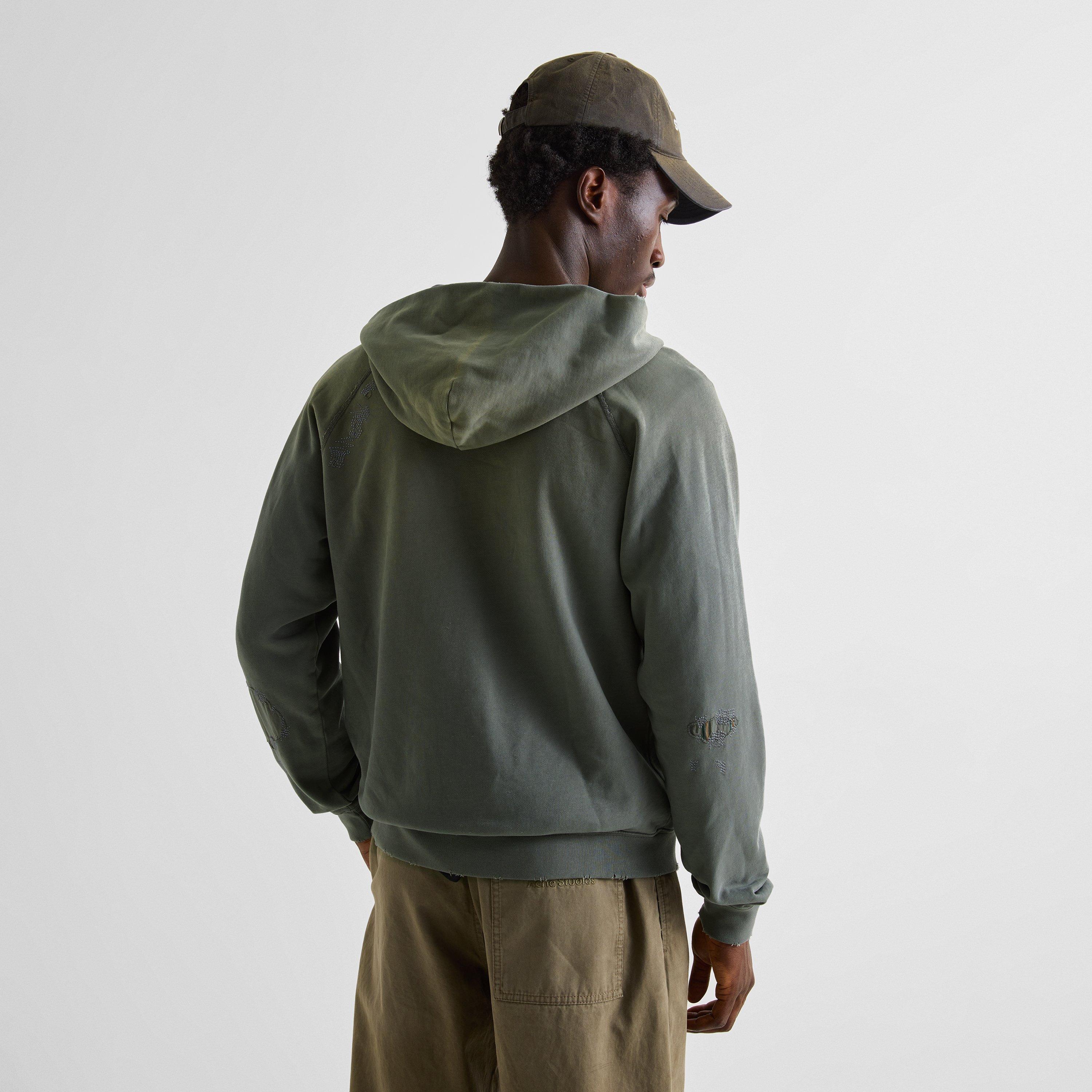 Slate Grey - Acne Studios - Stamp Zip Hoodie - 4