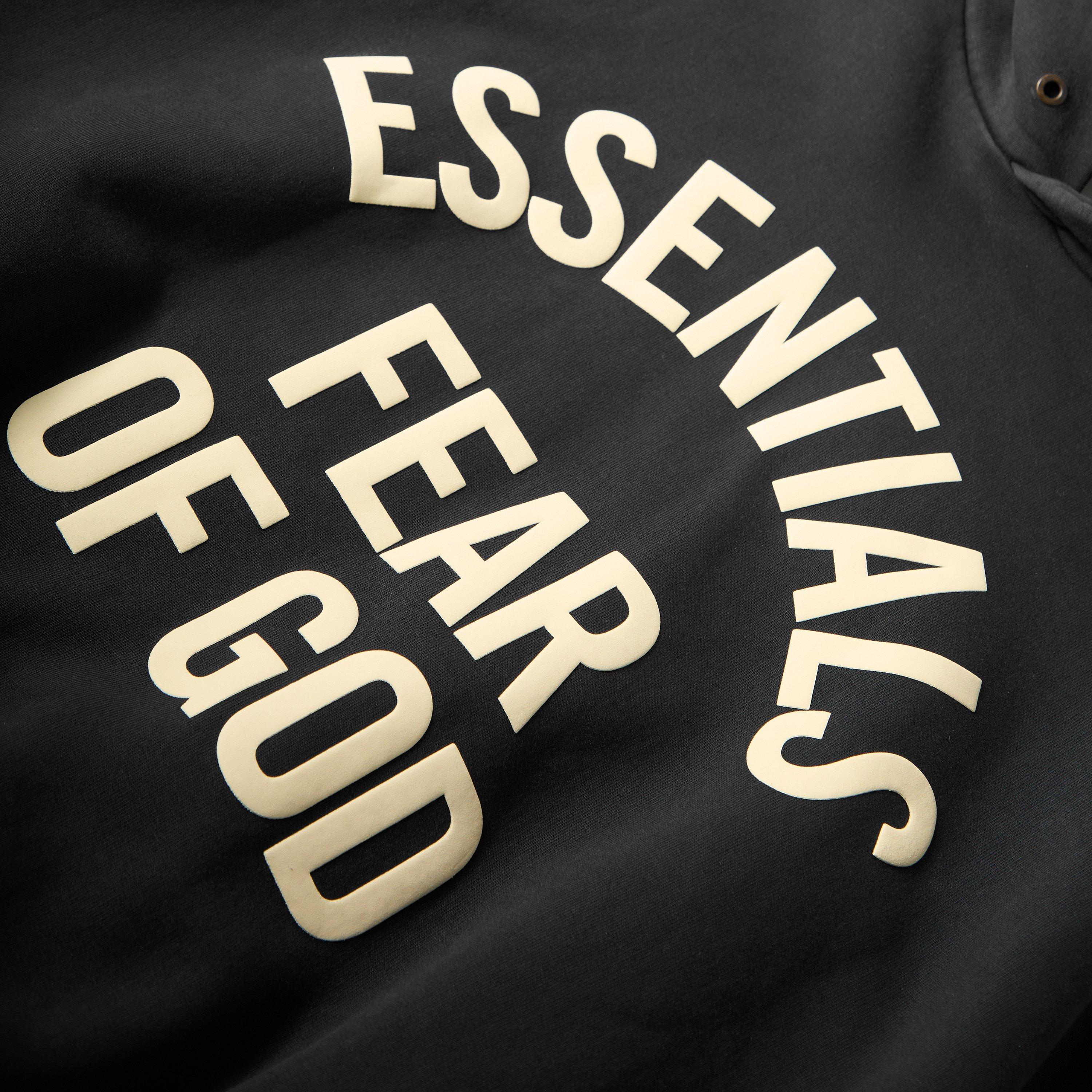 Black - Fear Of God Essentials - Men's Overhead Hoodie - 5