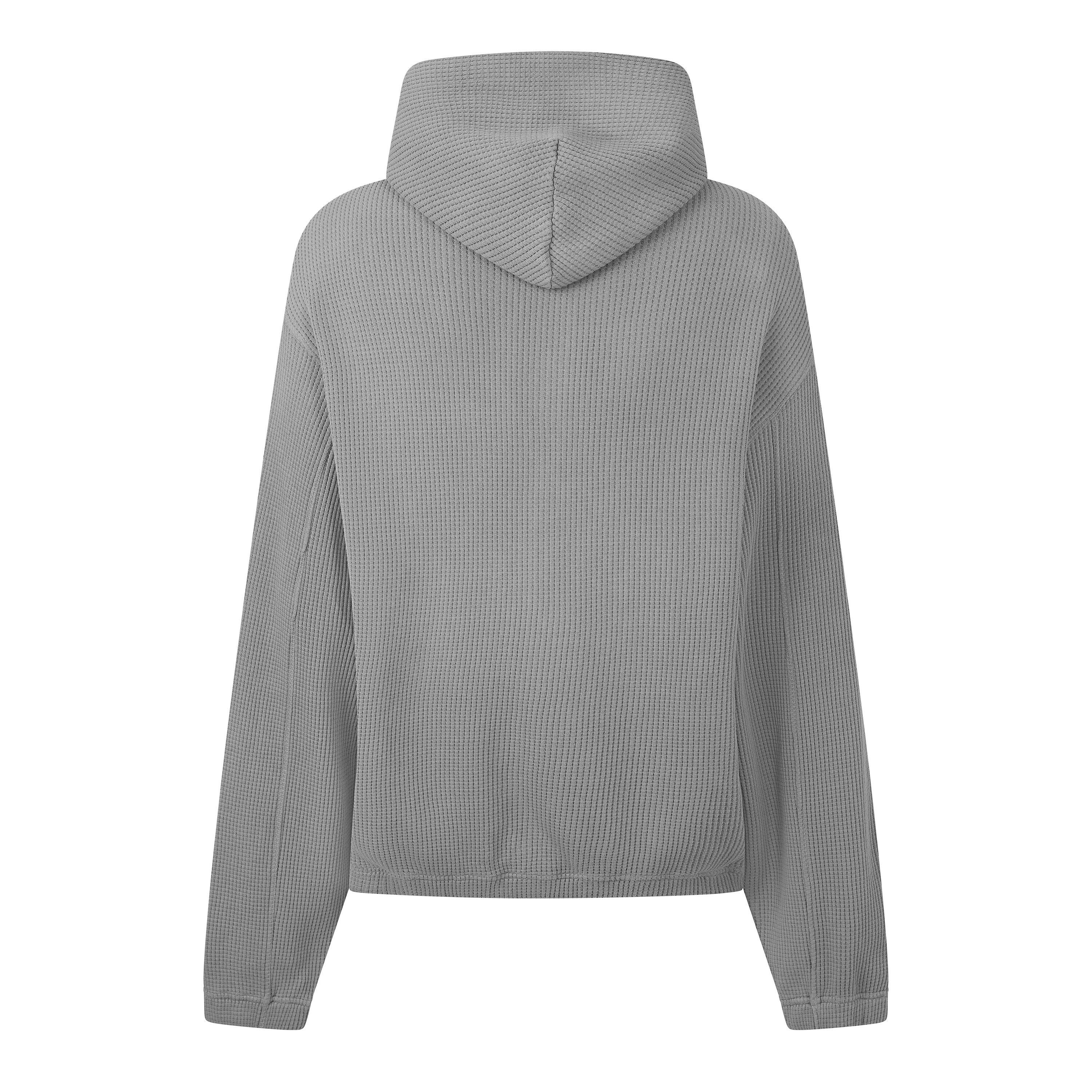 Grey - ROA - Men's Bee Sun Fade Zip Hoodie - 2