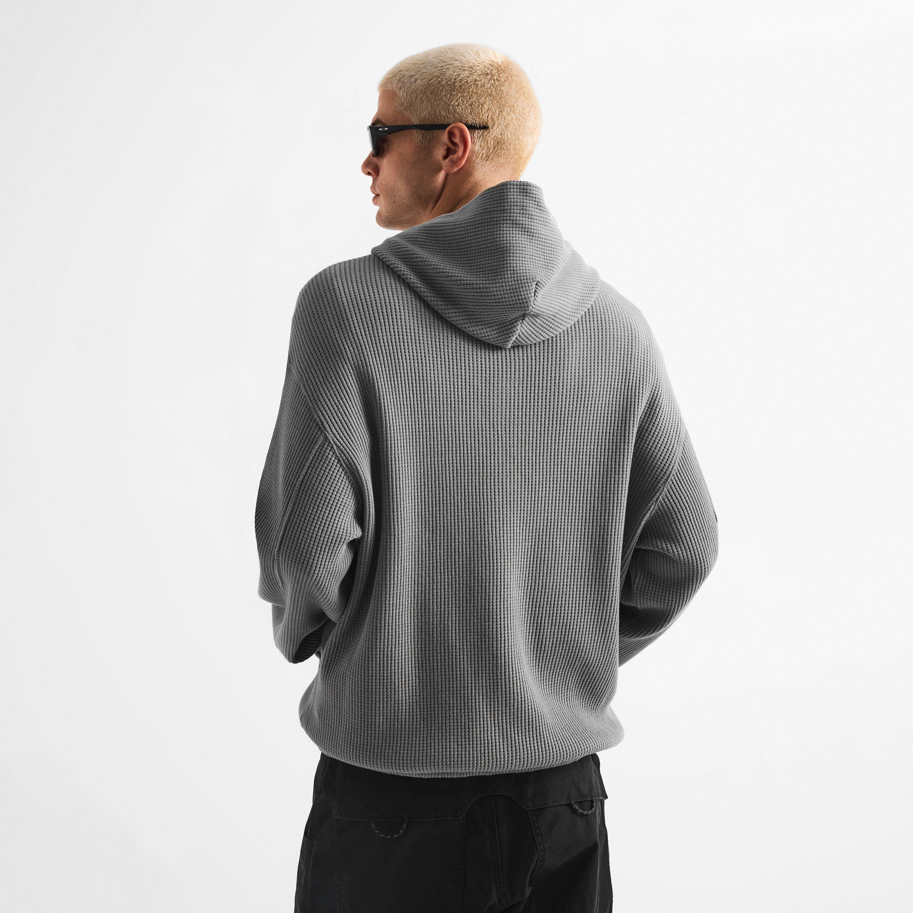 Grey - ROA - Men's Bee Sun Fade Zip Hoodie - 4