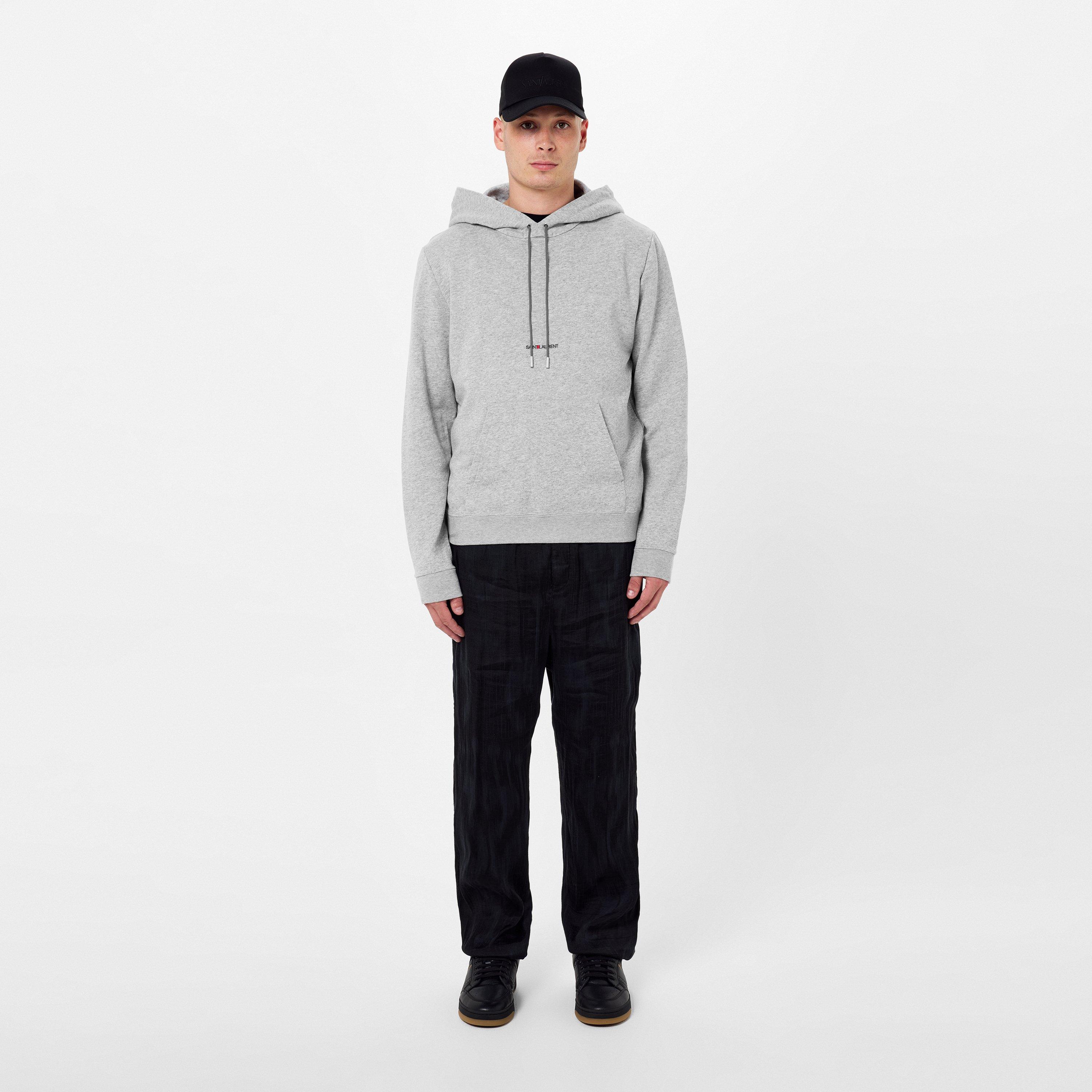 Gris Chine - Saint Laurent - Classic Rive Gauche Hoodie - 5