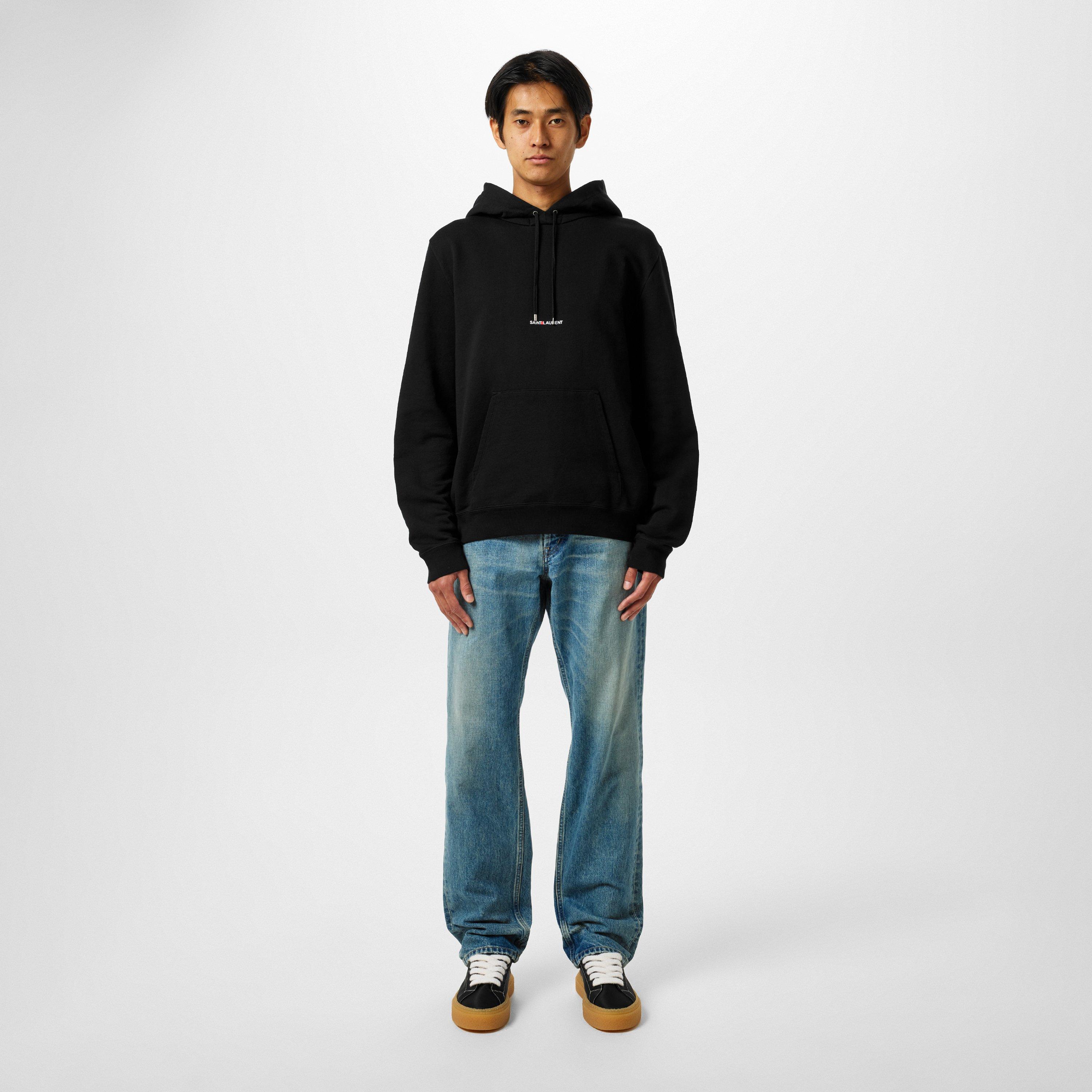 Noir - Saint Laurent - Classic Rive Gauche Hoodie - 5