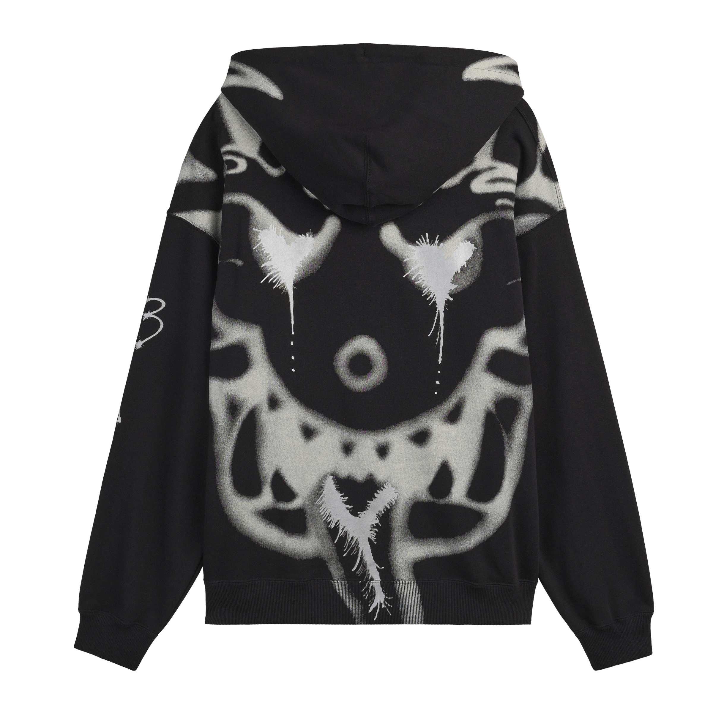 Black - Y3 - Y3 GFX Zip Hoody Sn64 - 2