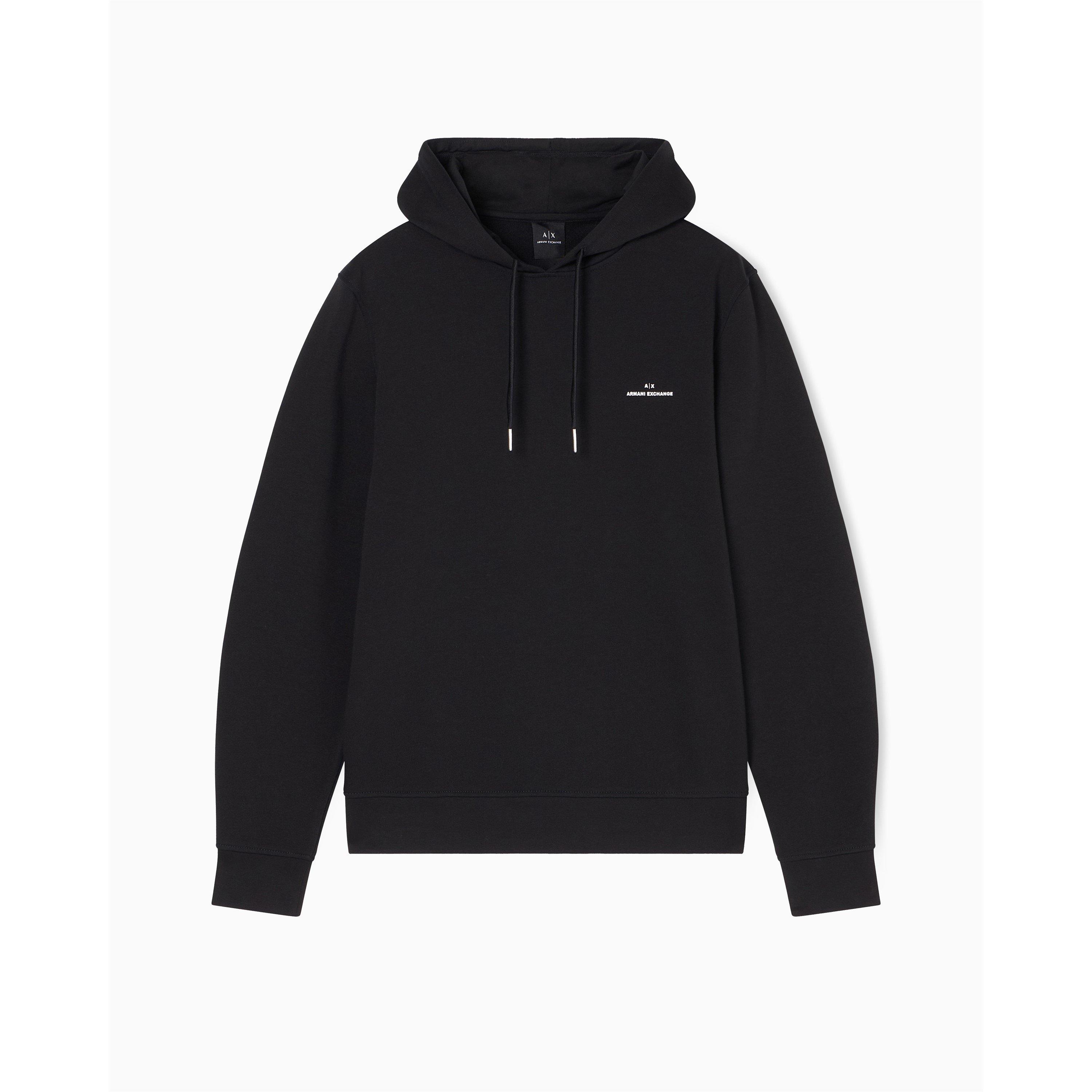 Black UC001 - Armani Exchange - Men's Hoodie - 4