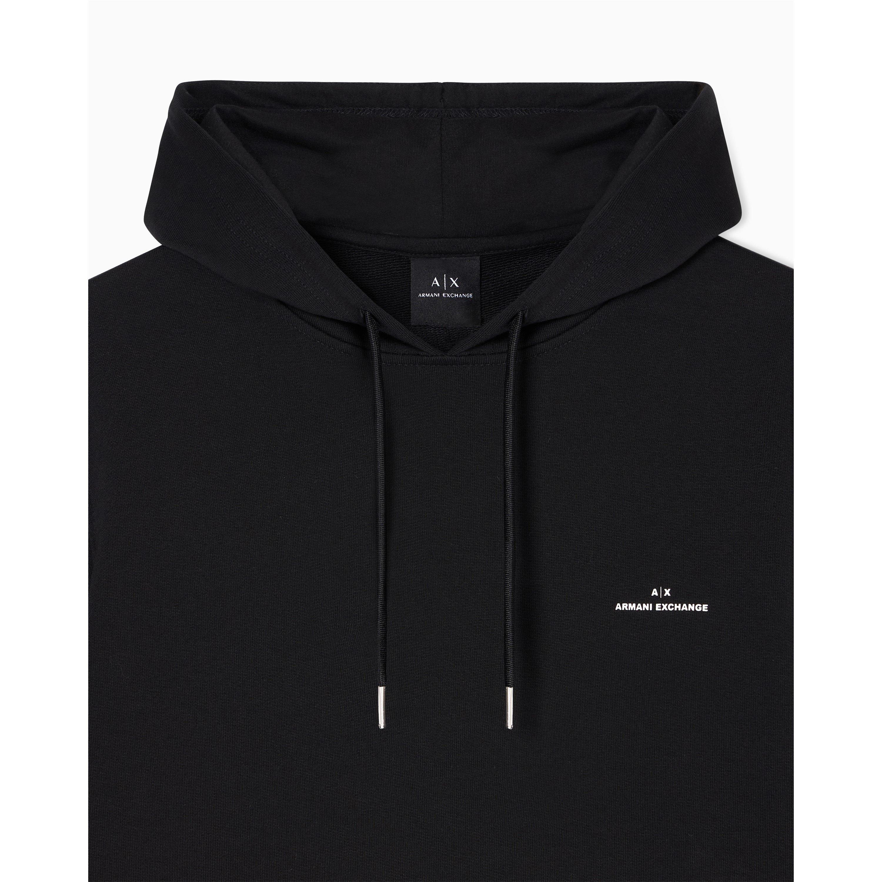 Black UC001 - Armani Exchange - Men's Hoodie - 3