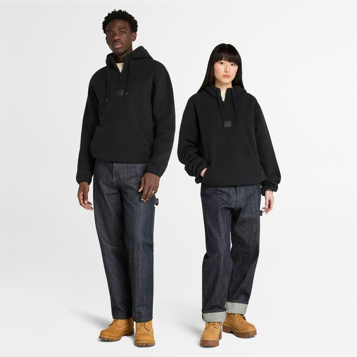 Black - Timberland - Men's Timberland Polar Badge Over-the-Head Hoodie - 3