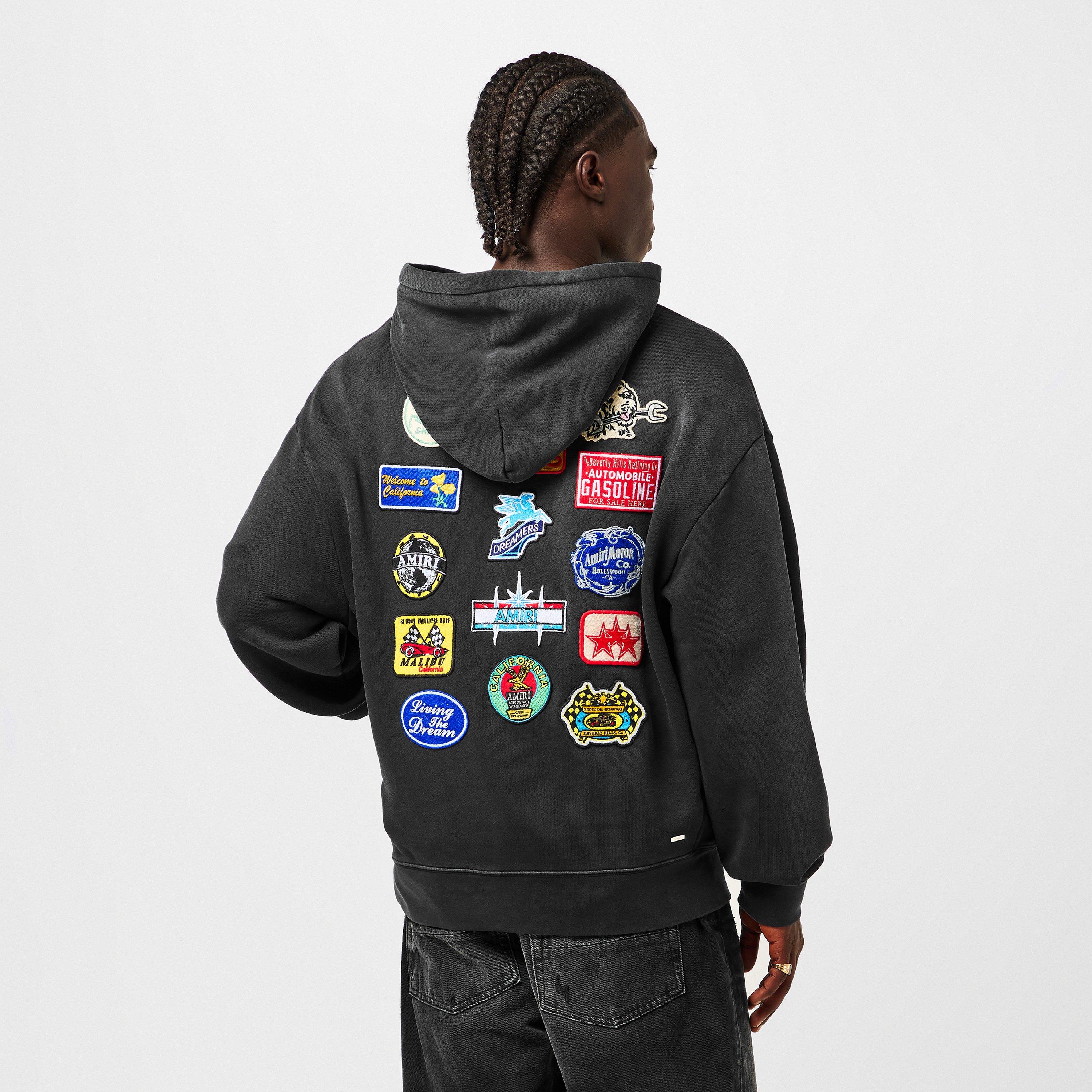 Black - Amiri - Men's Over the Head Hoodie - 4