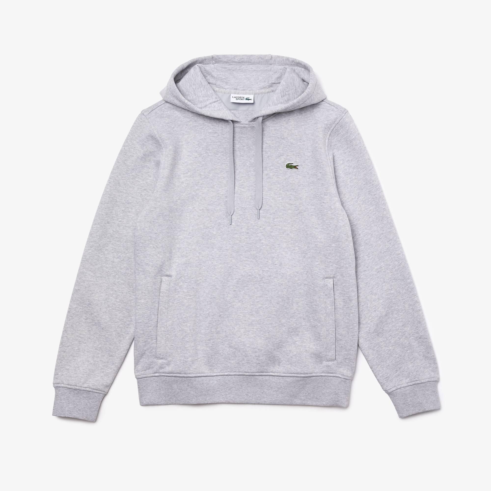 Lacoste Men's Basic Over-The-Head Hoodie - Light Grey Cca - M