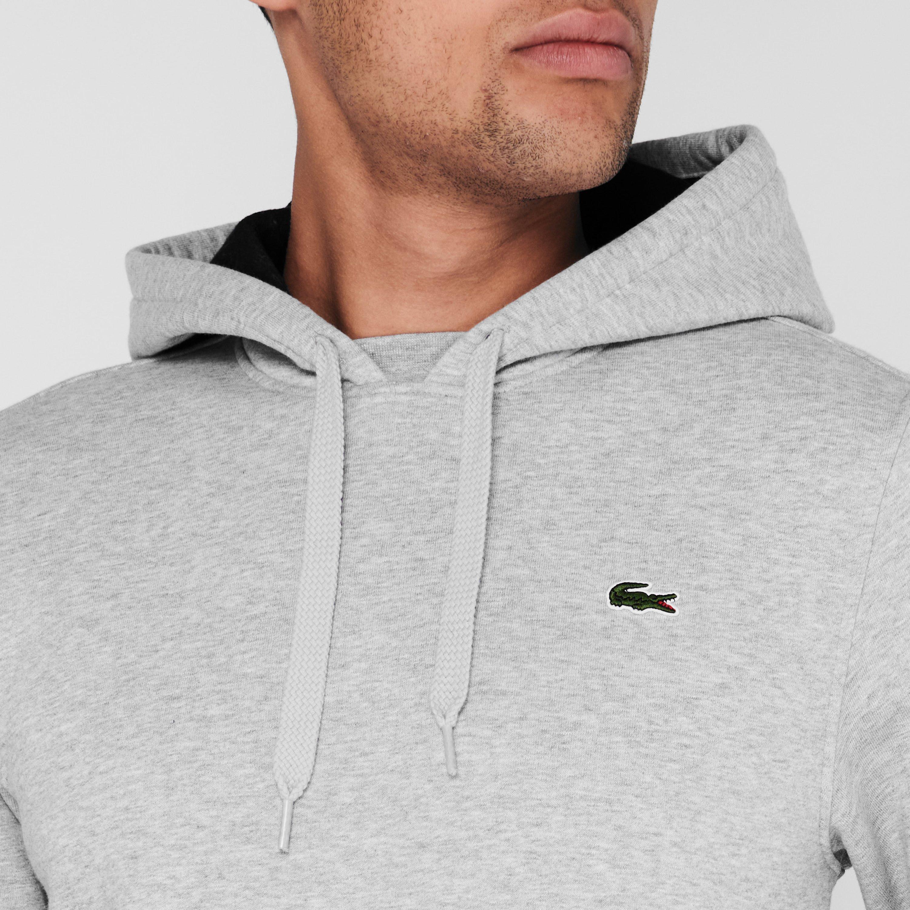 Light Grey CCA - Lacoste - Men's Basic Over-the-head Hoodie - 5