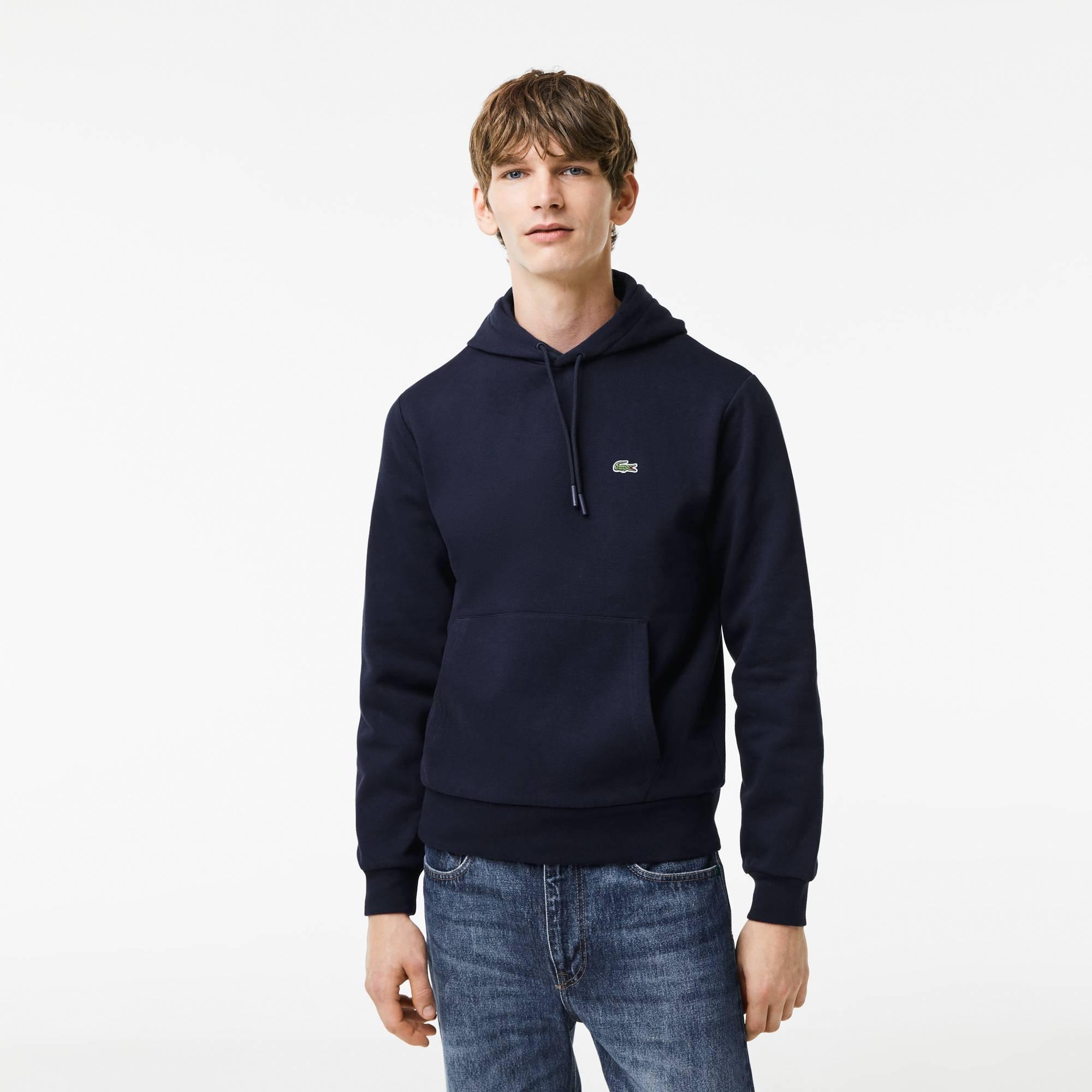Marine 166 - Lacoste - Men's Basic Over-the-head Hoodie - 3