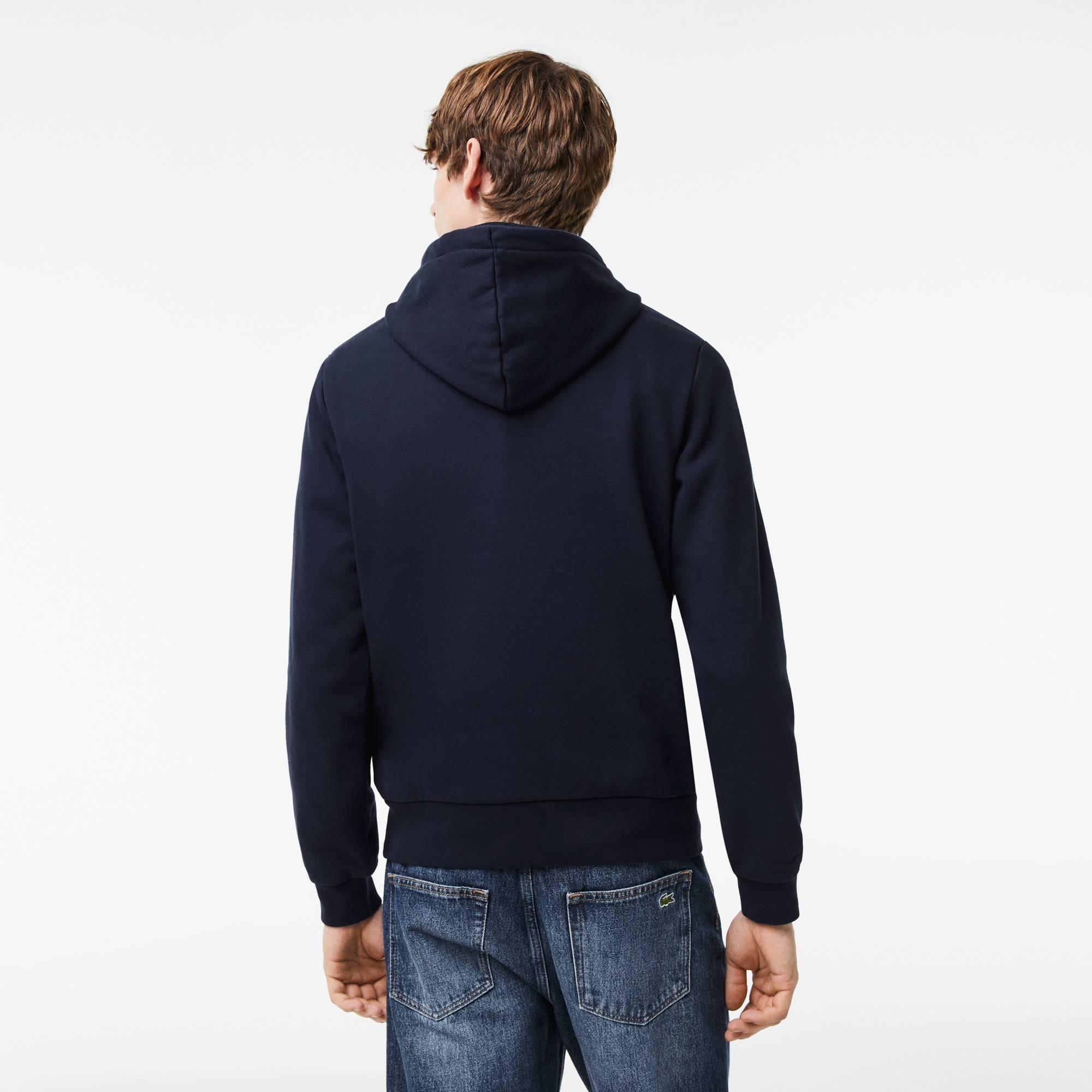 Marine 166 - Lacoste - Men's Basic Over-the-head Hoodie - 4