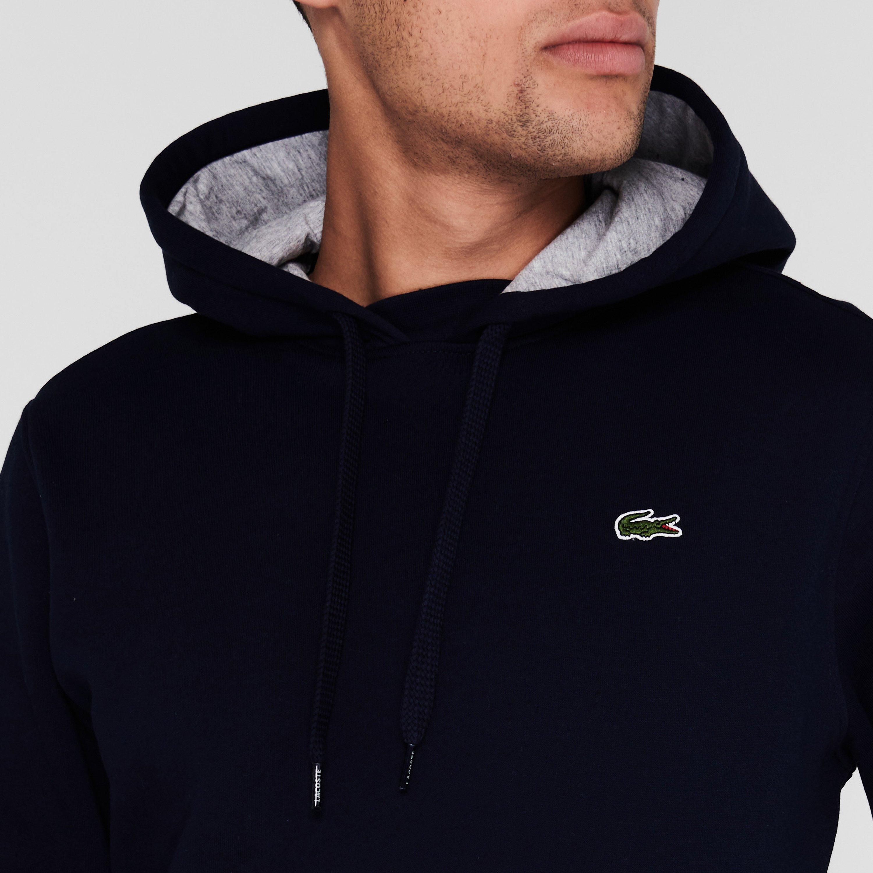 Marine 166 - Lacoste - Men's Basic Over-the-head Hoodie - 5