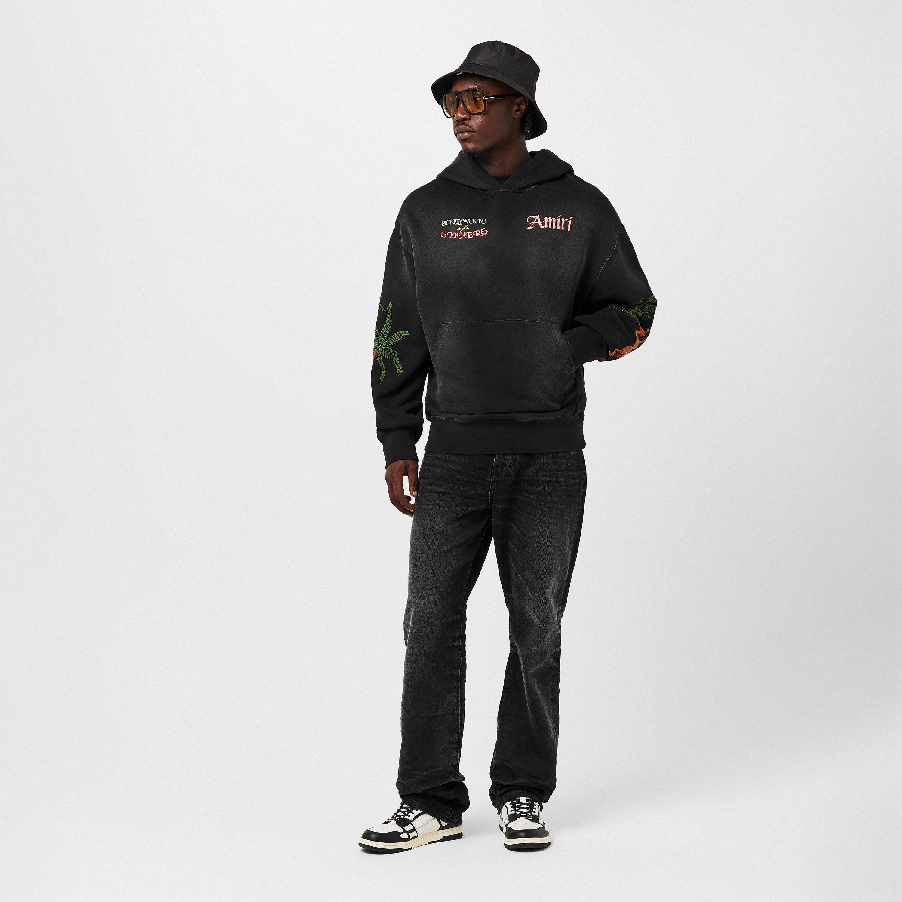 Black - Amiri - Men's Sinners Over-the-Head Hoodie - 6