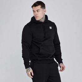 SikSilk Essentials Logo Hoodie Mens