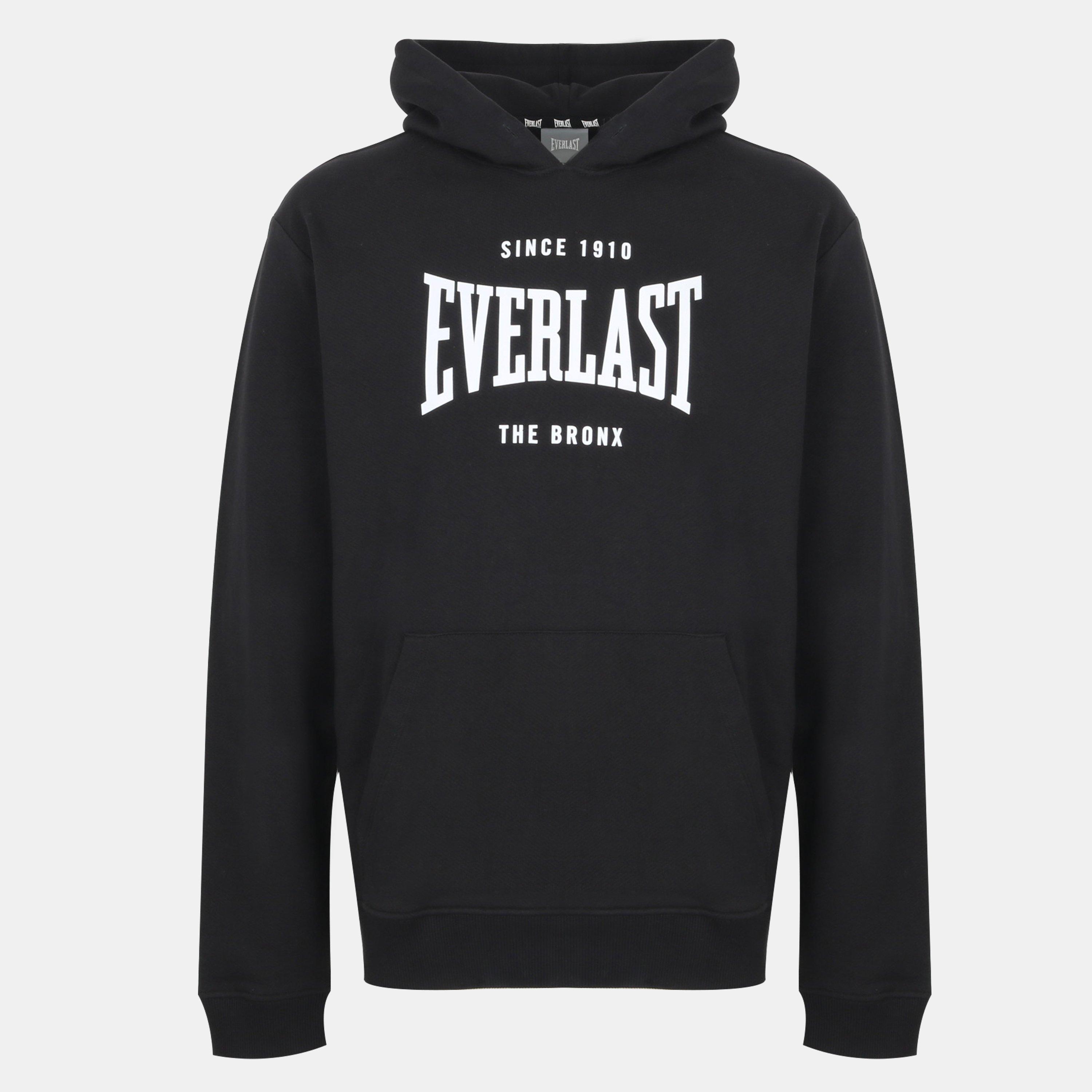 Everlast Men's Oversized Fit Cotton Hoodie - Black - XL