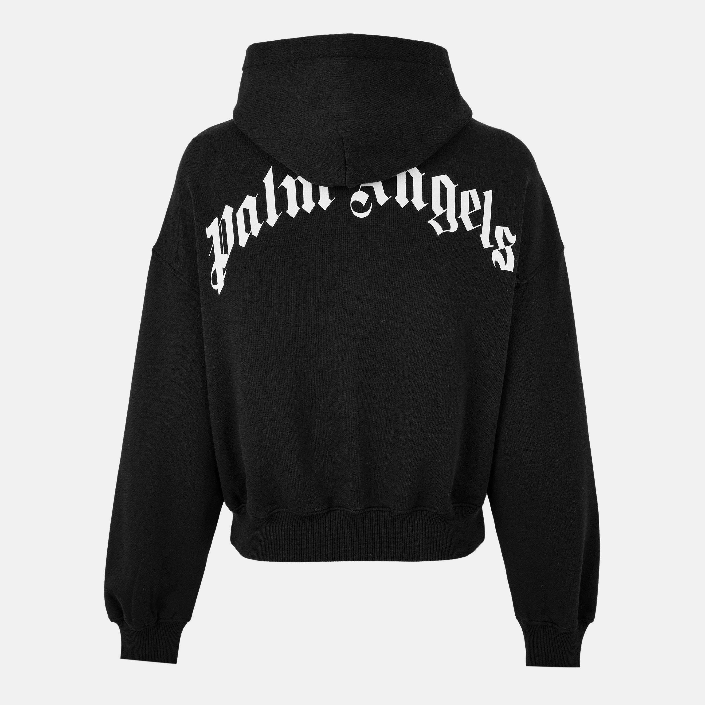 Black - Palm Angels - Men's Over the Head Hoodie - 2