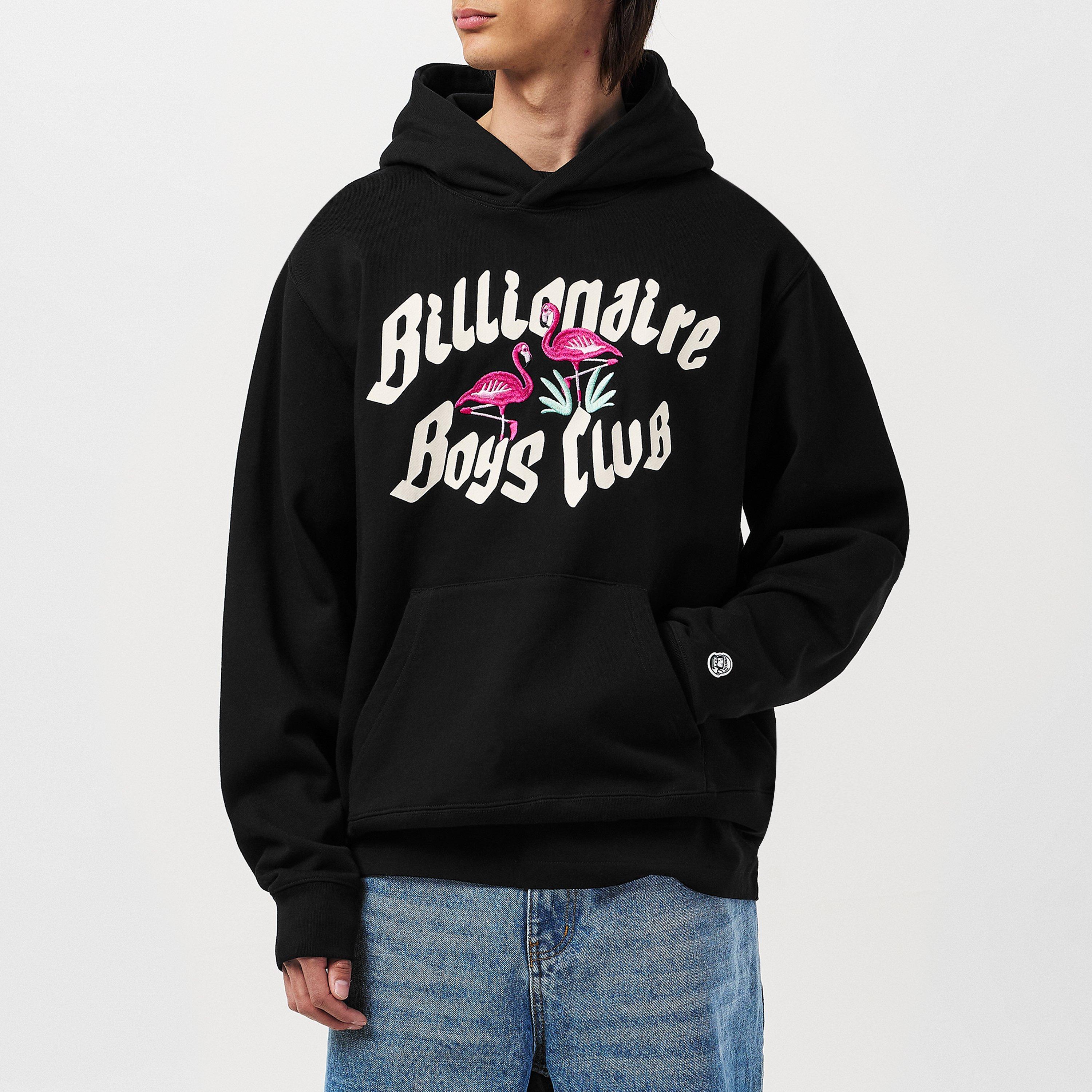 Black - Billionaire Boys Club - Flamingo Hoodie - 3
