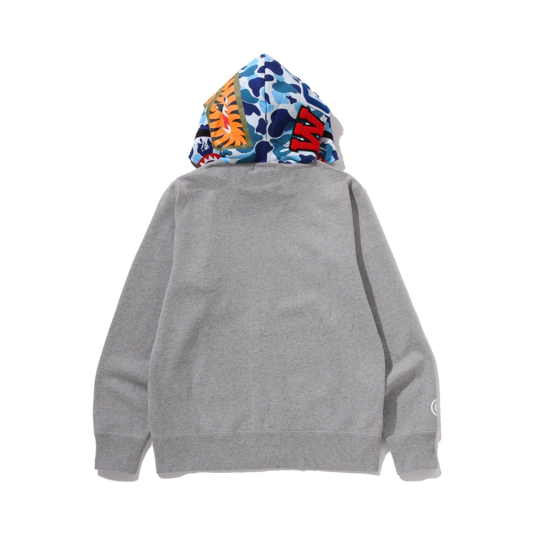 Grey - A Bathing Ape - Men's Zip Hoodie - 2