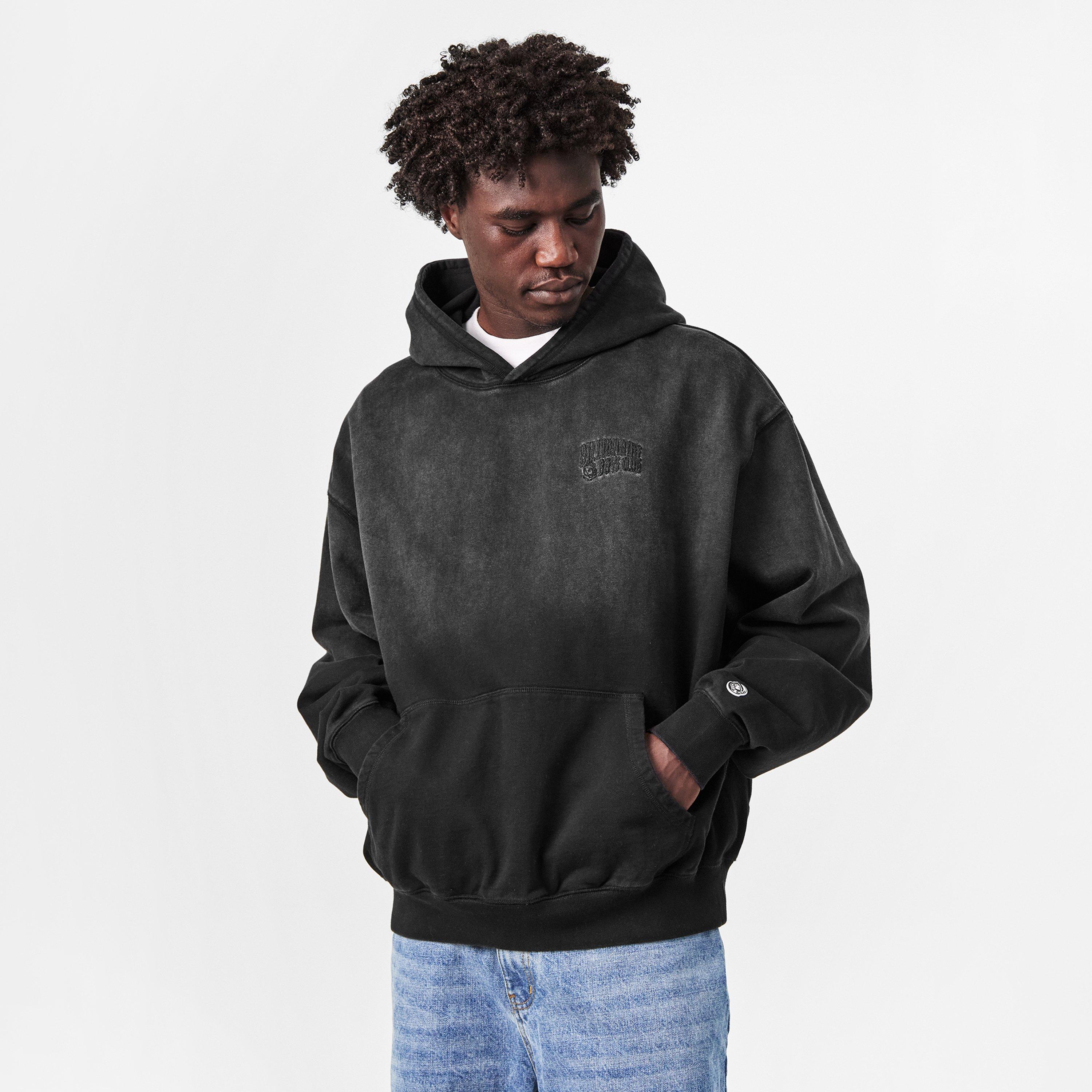 Black - Billionaire Boys Club - Men's BBC Washed Arch Hoodie - 3