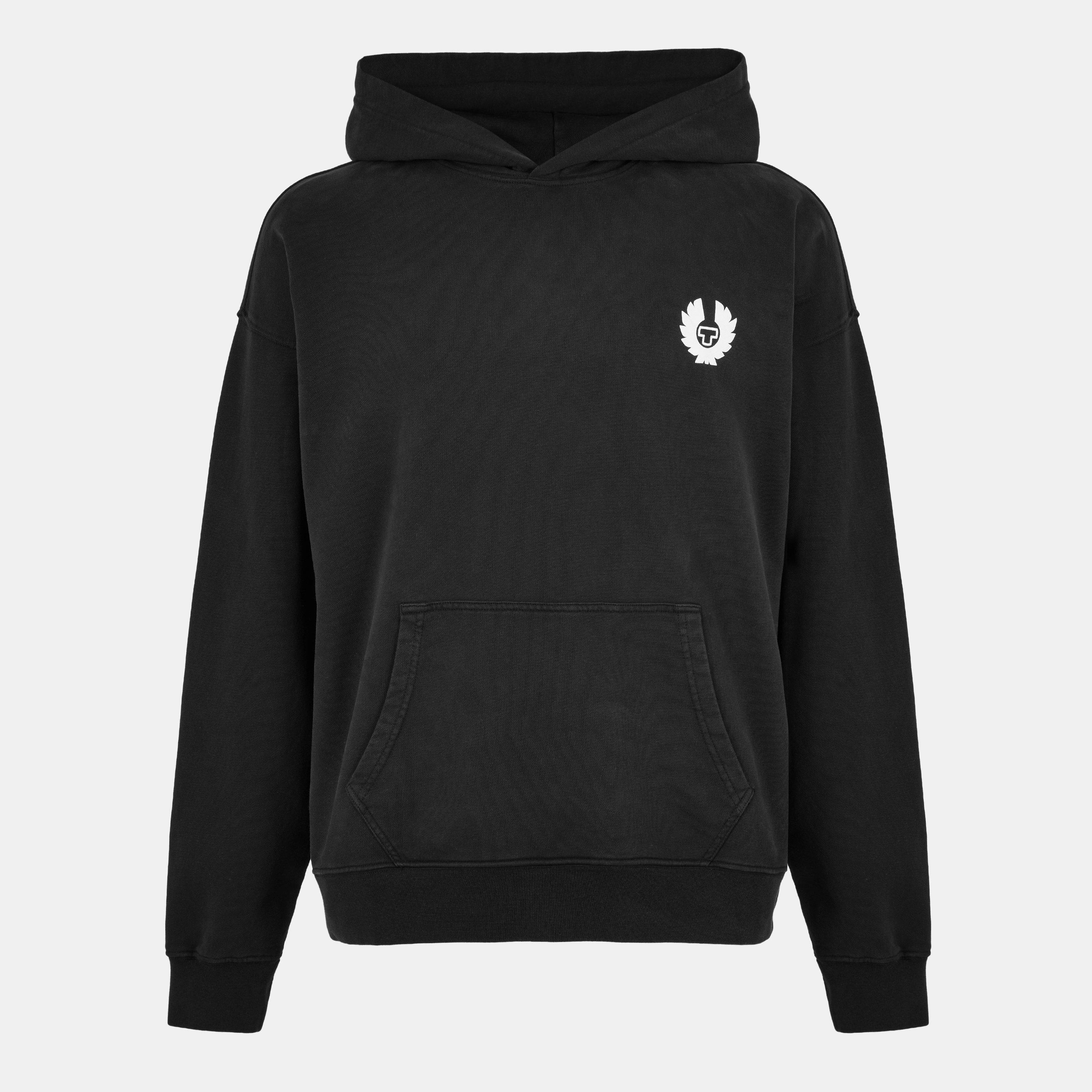 Belstaff Men's Pull Over Hoodie - Black - S