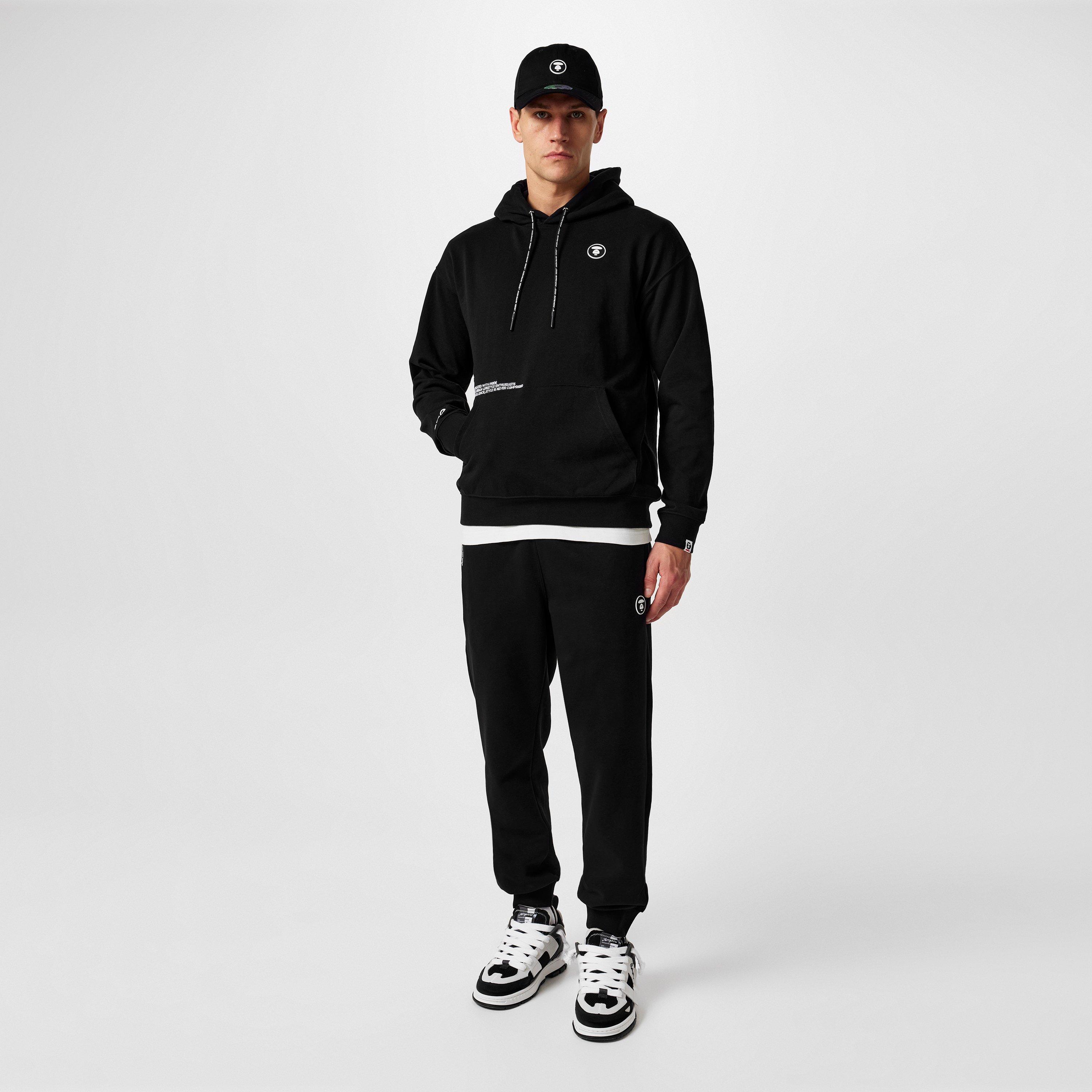 Black BKX - AAPE - Moon Face Hoodie - 6