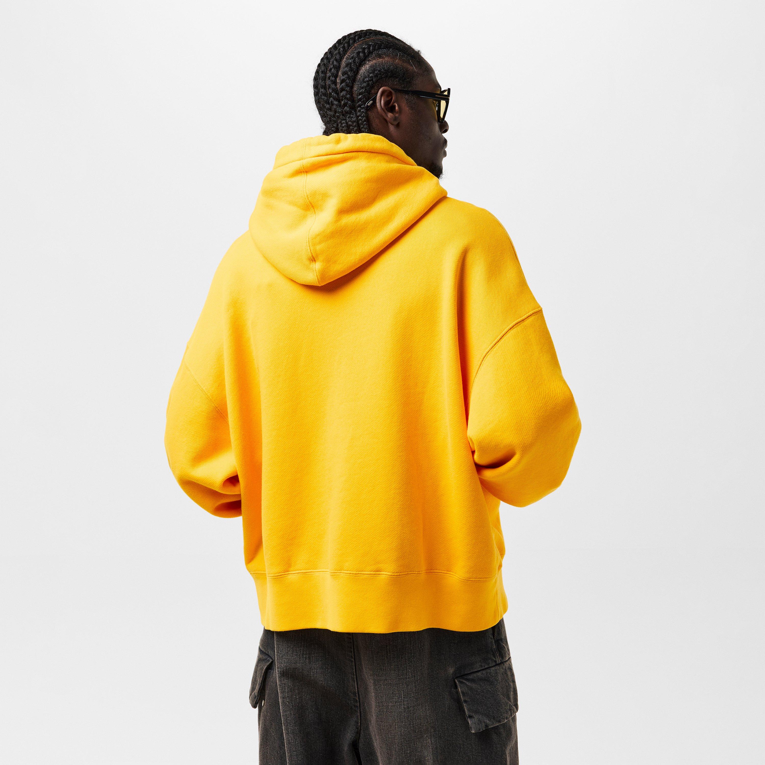 Yellow/Brown - Palm Angels - Drawstring Bear Hoodie - 4