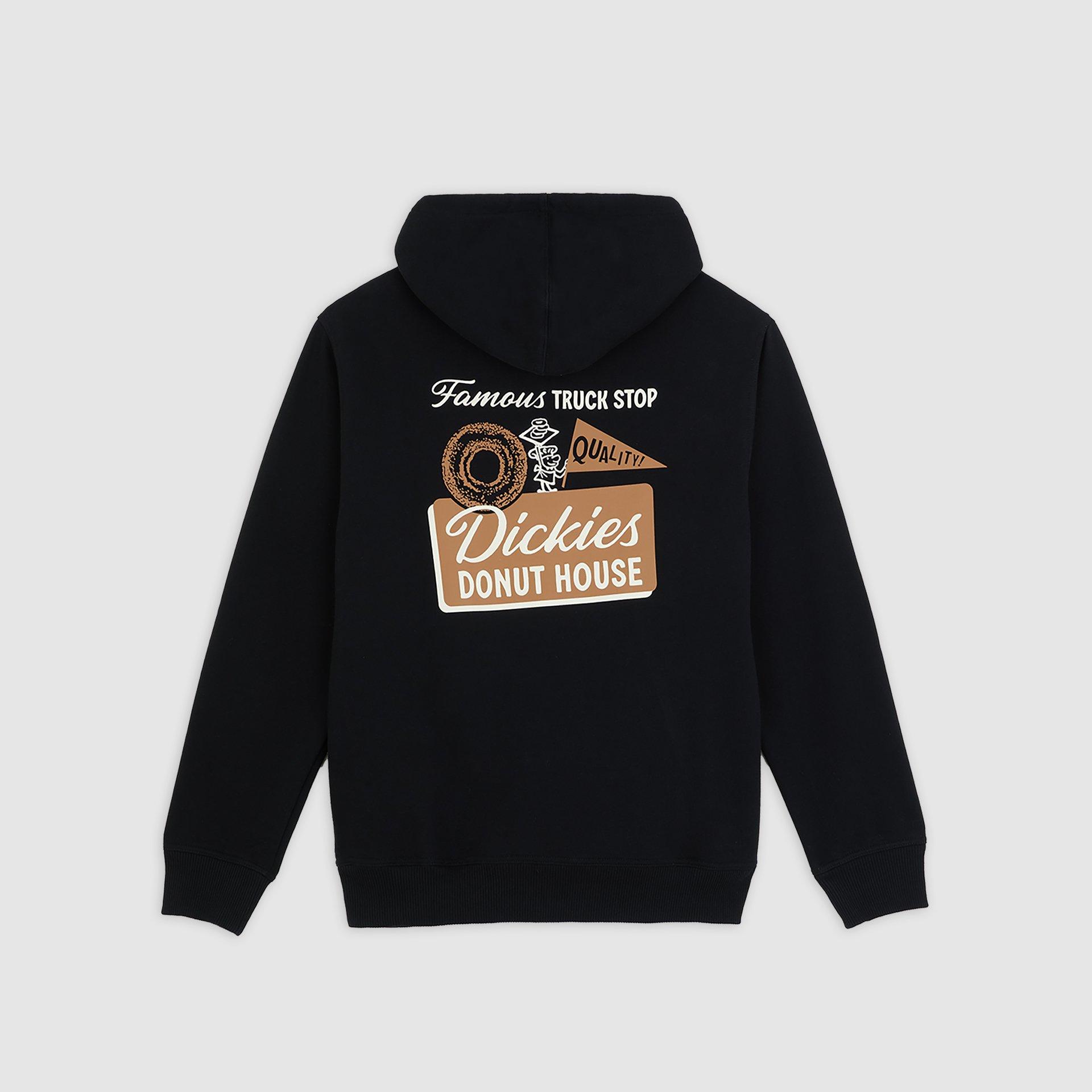 Black - Dickies - Men's Doughnut Pull Over Hoodie - 1