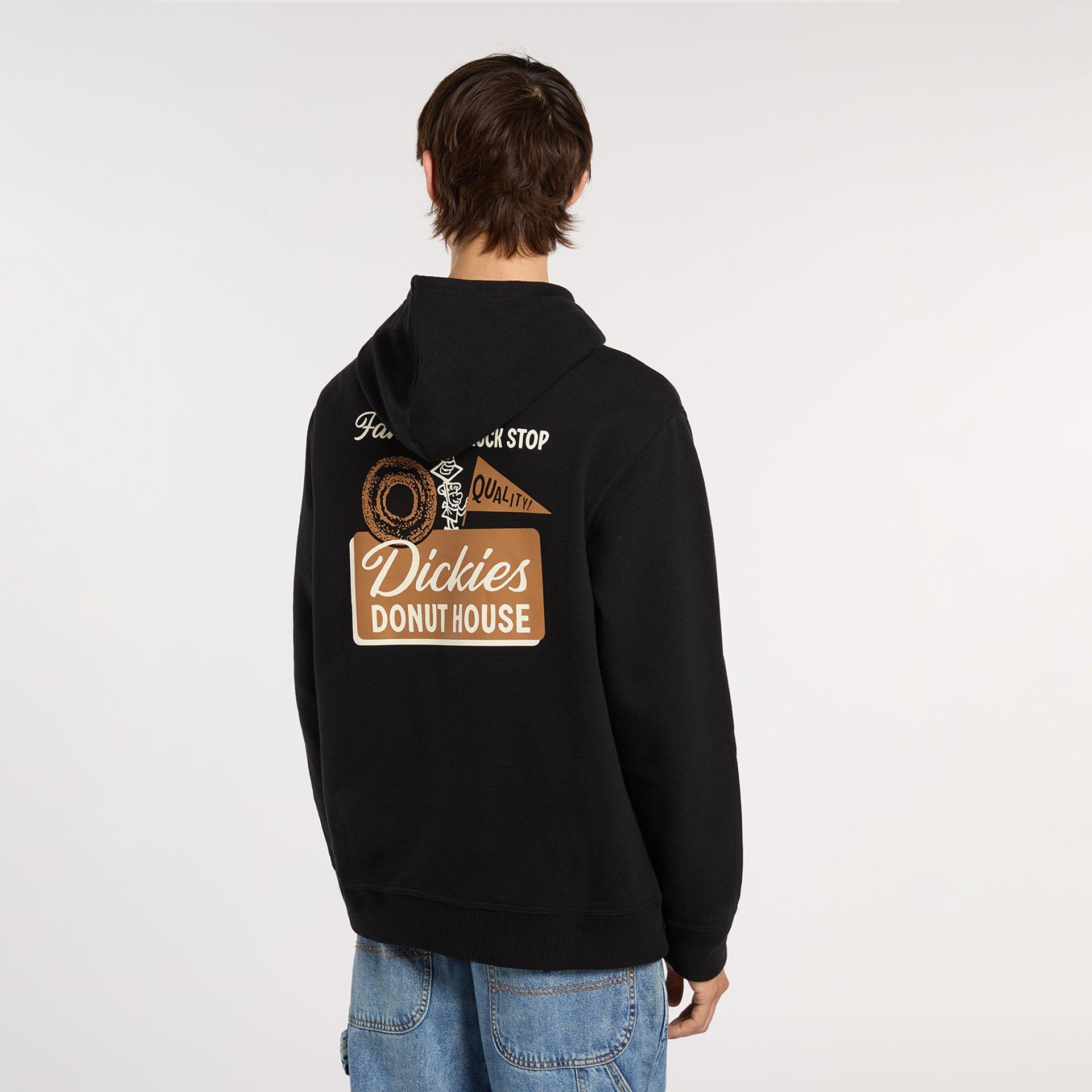 Black - Dickies - Men's Donut Over-the-Head Hoodie - 4