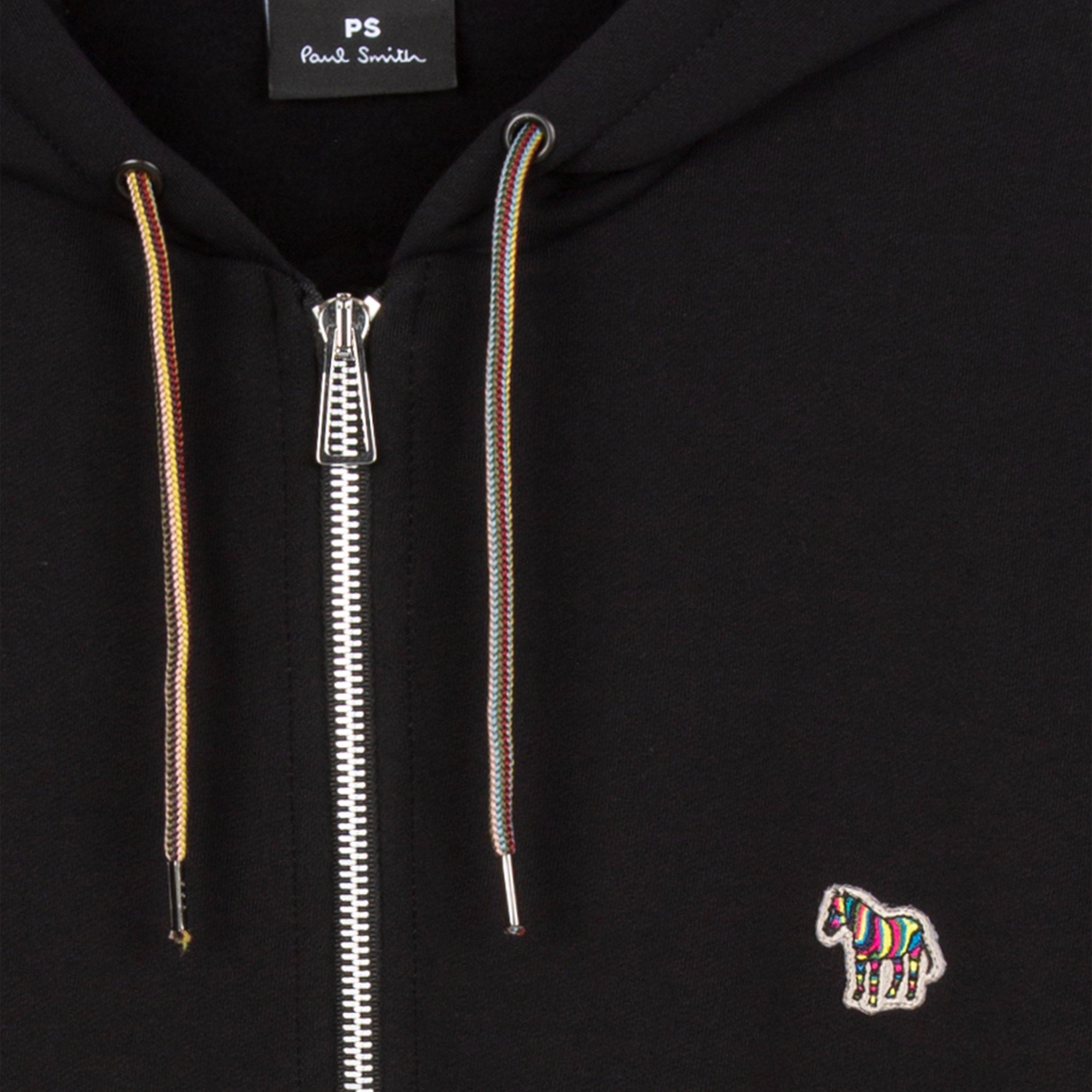 Black 79 - PS Paul Smith - Men's Full-Zip Zebra Logo Hoodie - 5