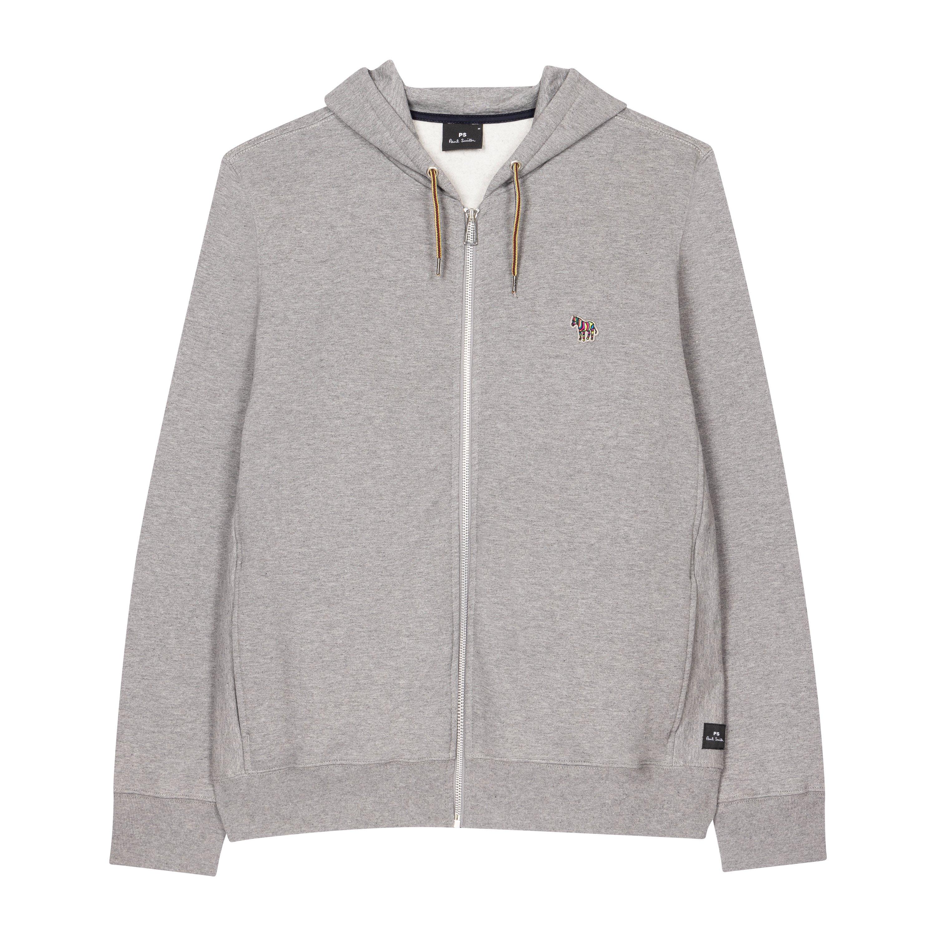 PS Paul Smith | Men's Full-Zip Zebra Logo Hoodie | Zip