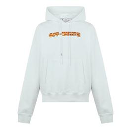Off White Men's Logo Design Hoodie