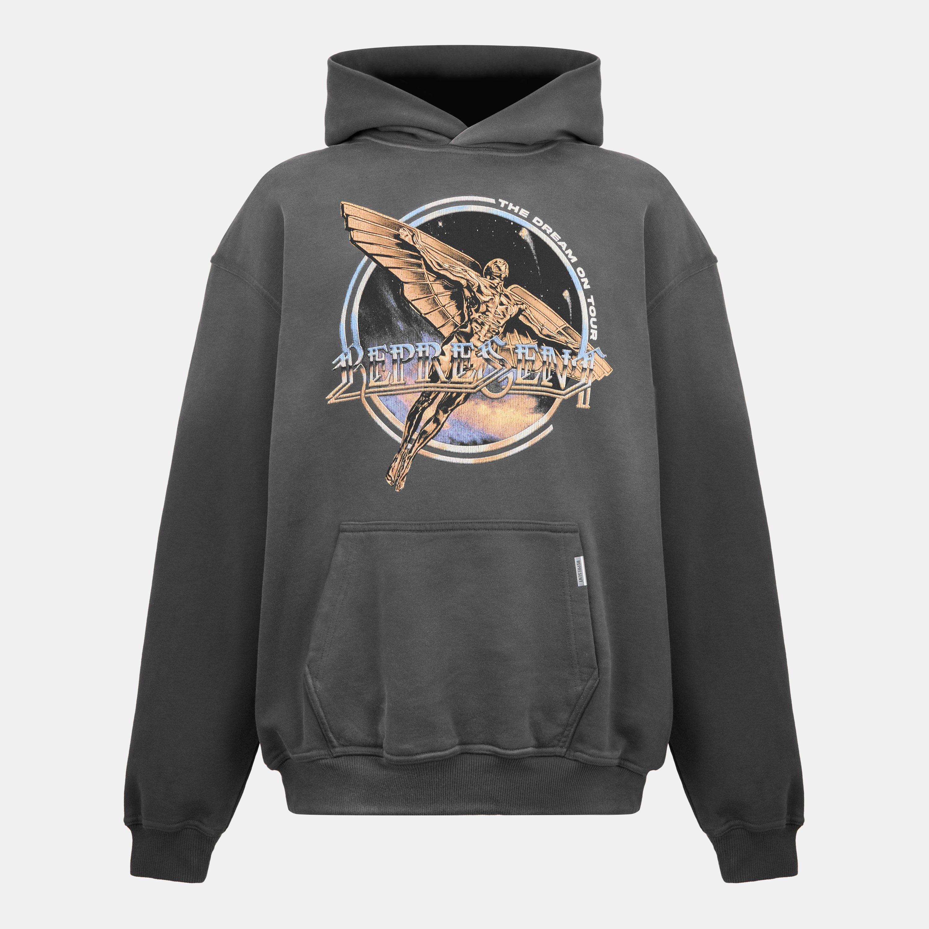 Represent Men's Golden Tour Pullover Hoodie - Sun Fade Grey - S