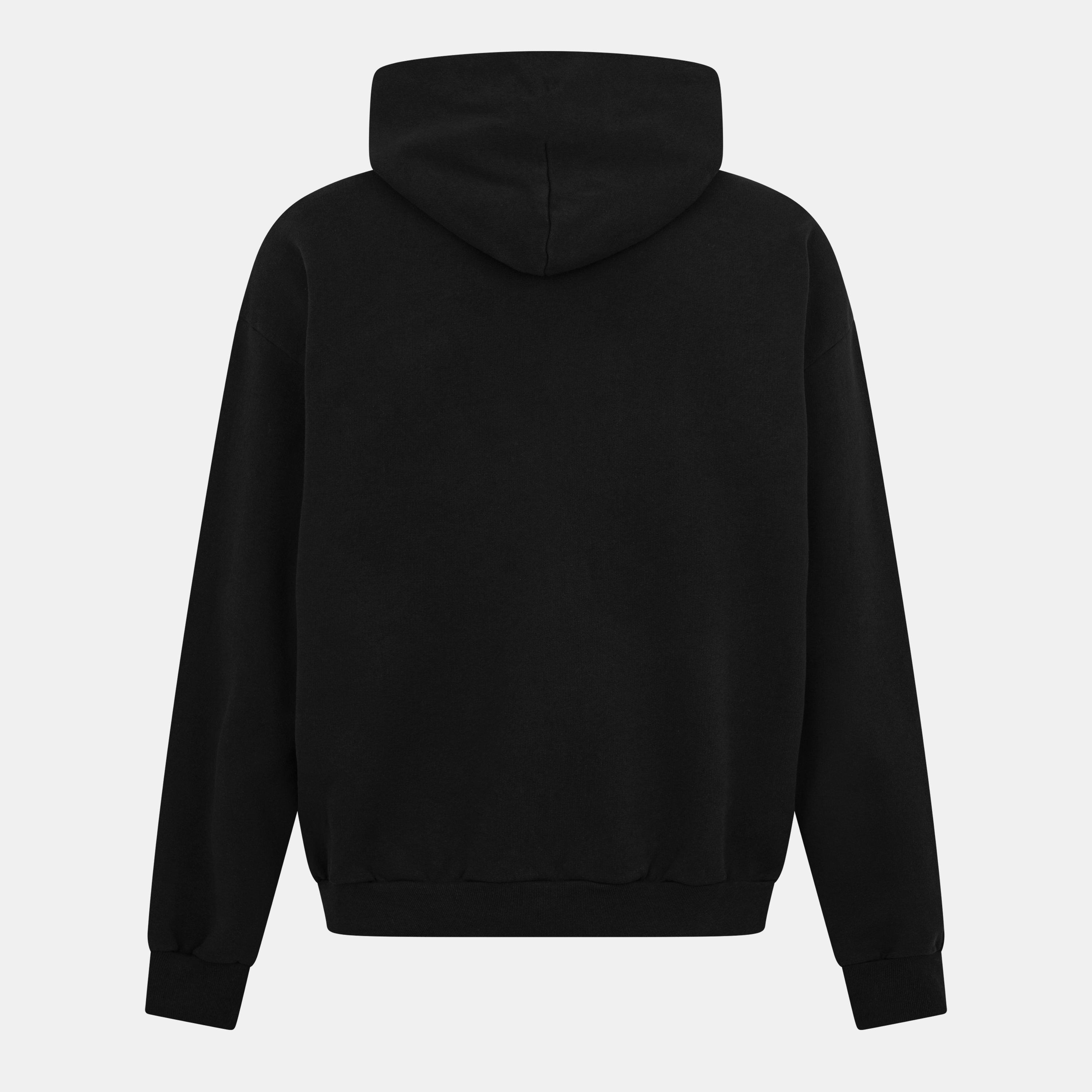 Black - Balenciaga - Men's Over the Head Hoodie - 2