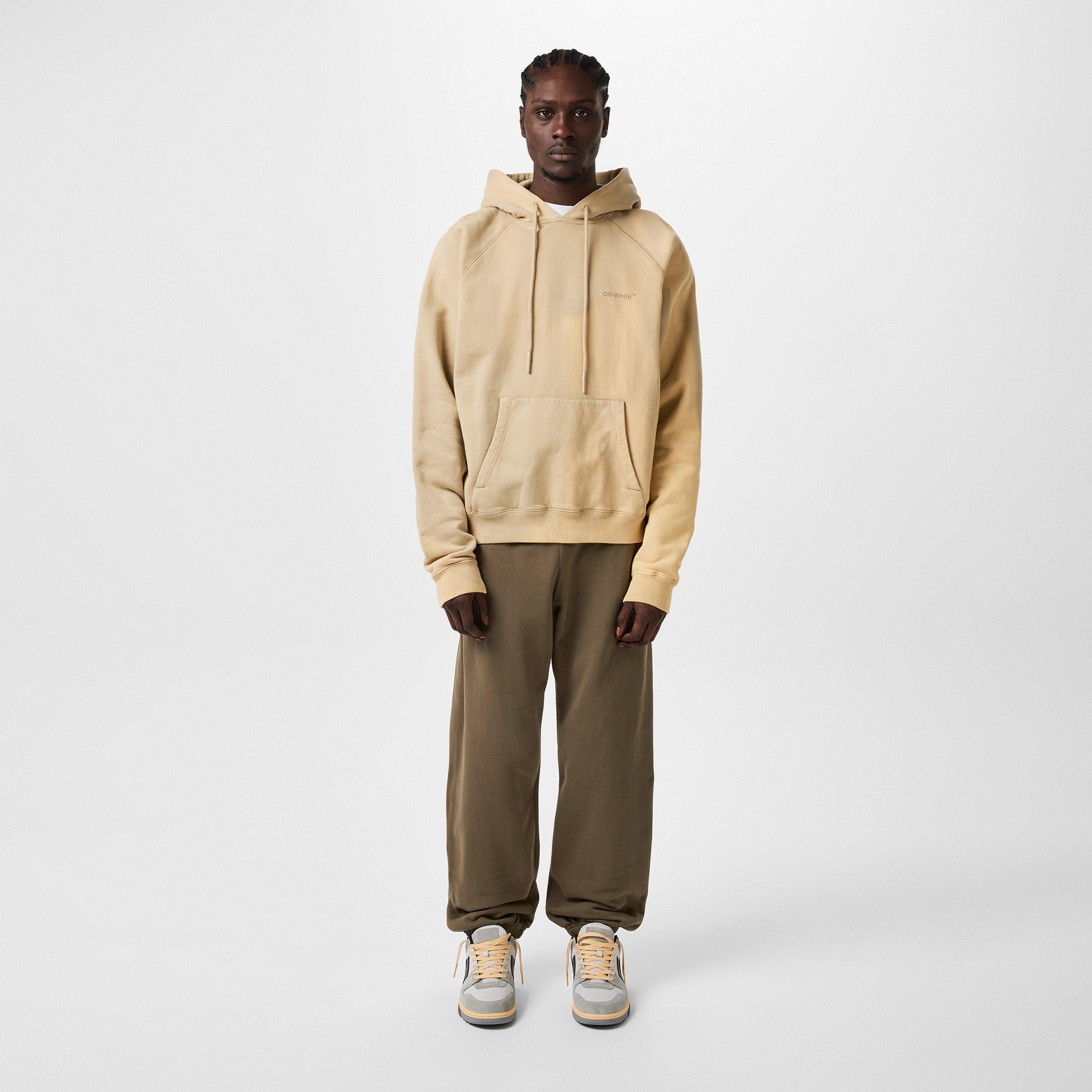 Dark Sand - Off White - Men's Skate Hoodie - 4