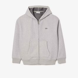 Lacoste Full Zip Loose Fit Hoodie