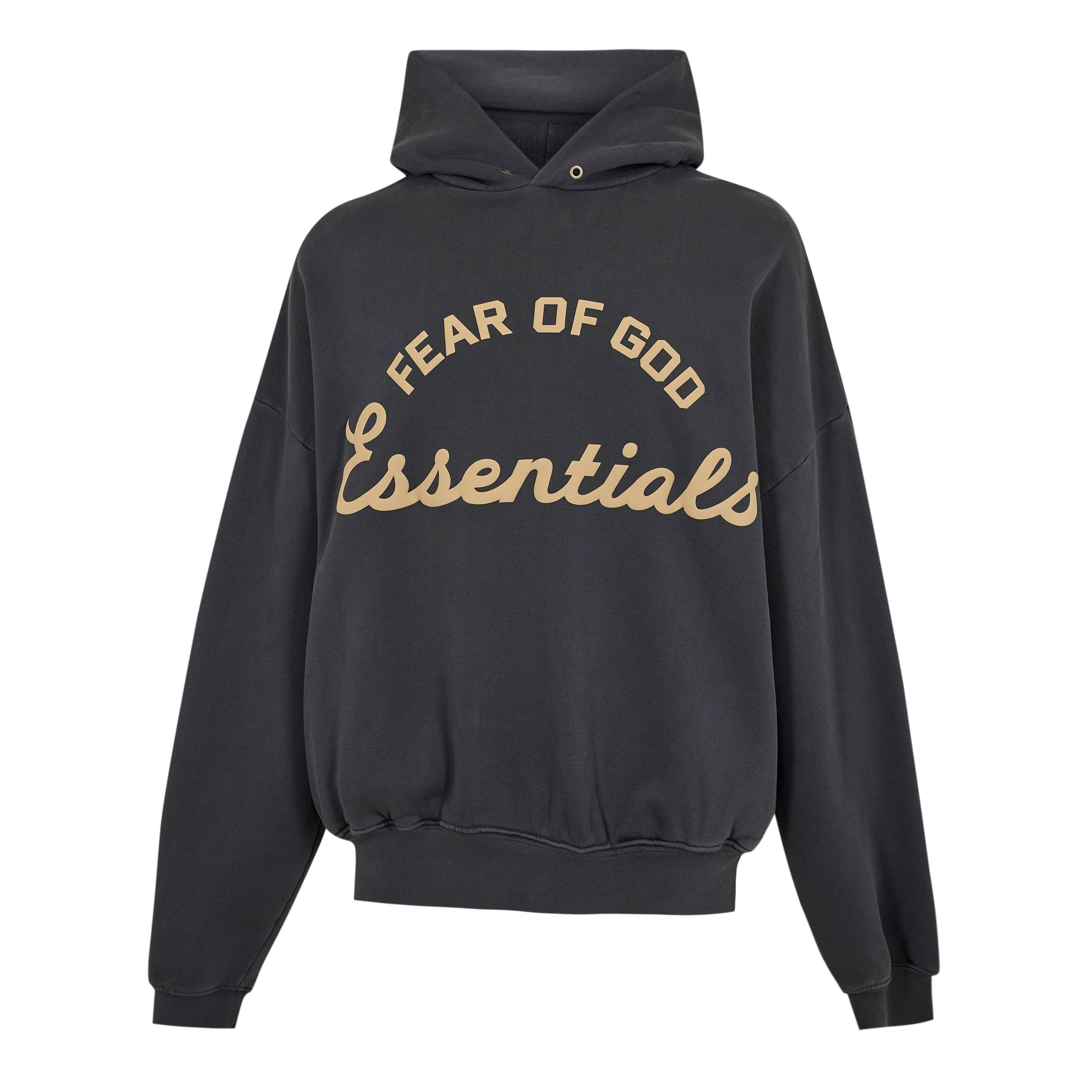 Black - Fear Of God Essentials - Men's Overhead Hoodie - 1