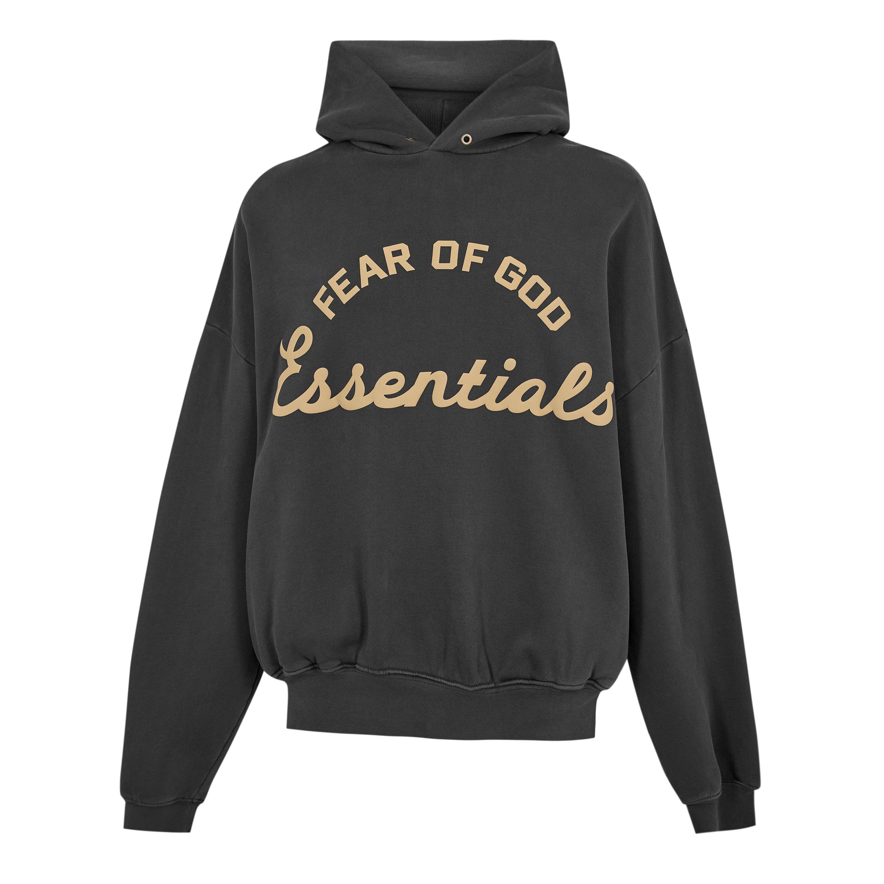 Fear Of God Essentials Men's Overhead Hoodie - Black - Large