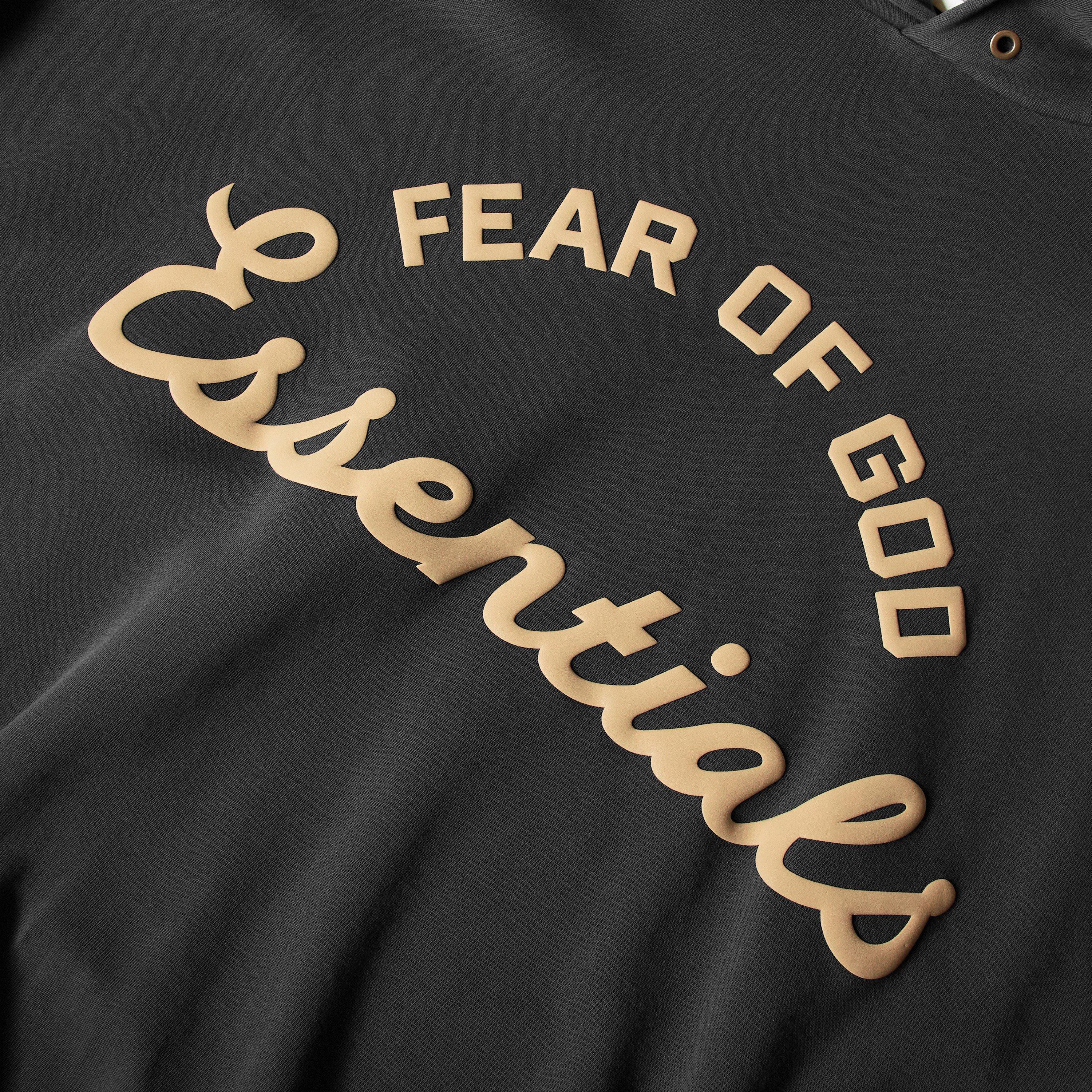 Black - Fear Of God Essentials - Men's Overhead Hoodie - 5